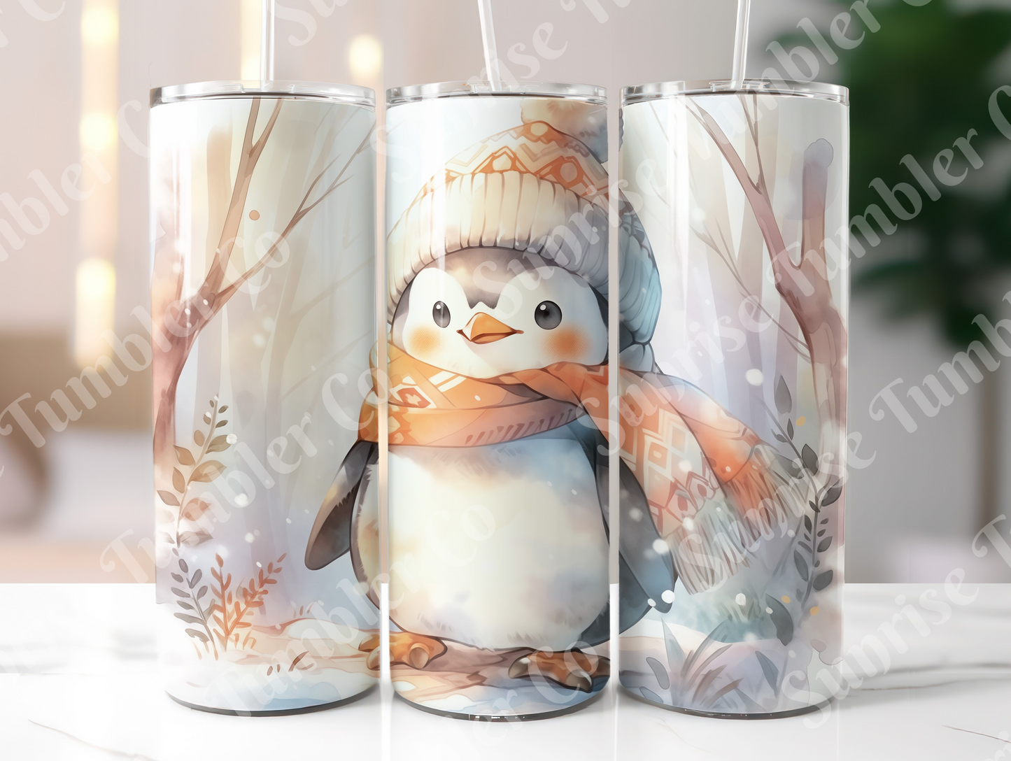 Penguin Variety Part 1 - 20oz and 30oz Tumblers (Glow In The Dark Green And Blue Available)