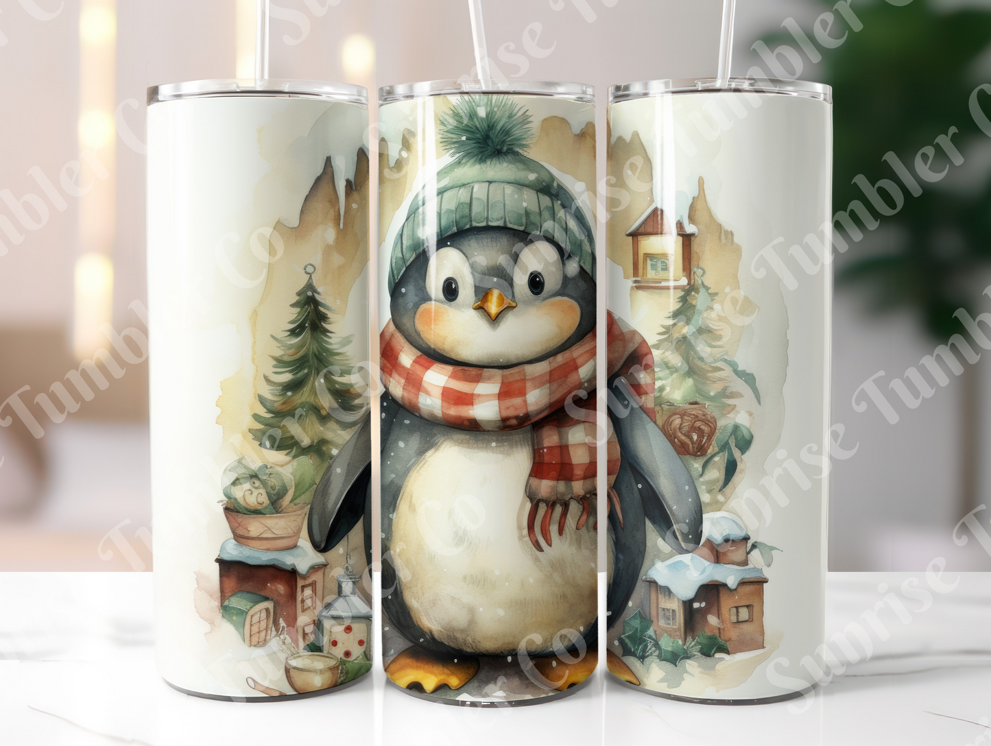 Penguin Variety Part 1 - 20oz and 30oz Tumblers (Glow In The Dark Green And Blue Available)