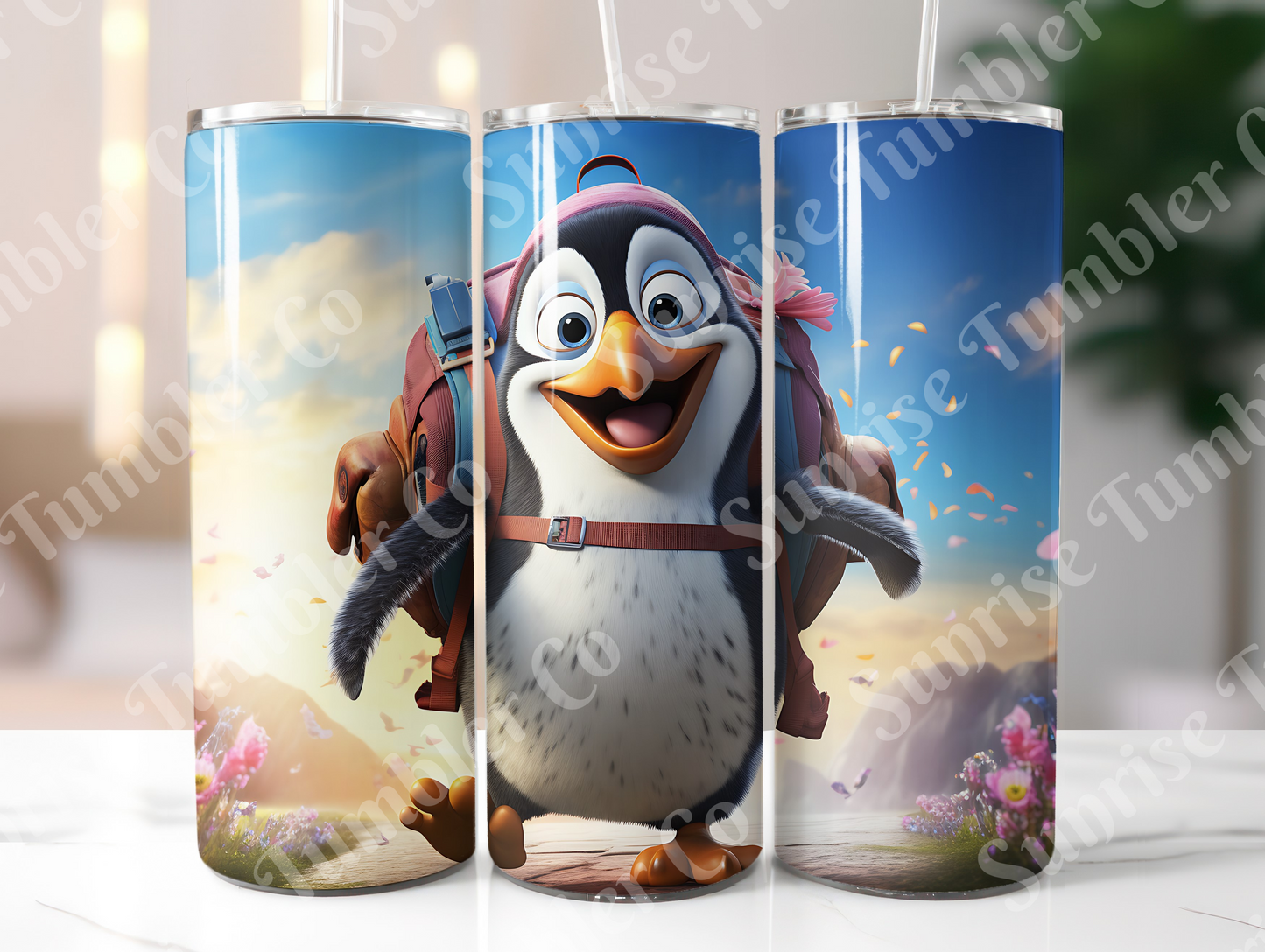 Penguin Variety Part 2 - 20oz and 30oz Tumblers (Glow In The Dark Green And Blue Available)