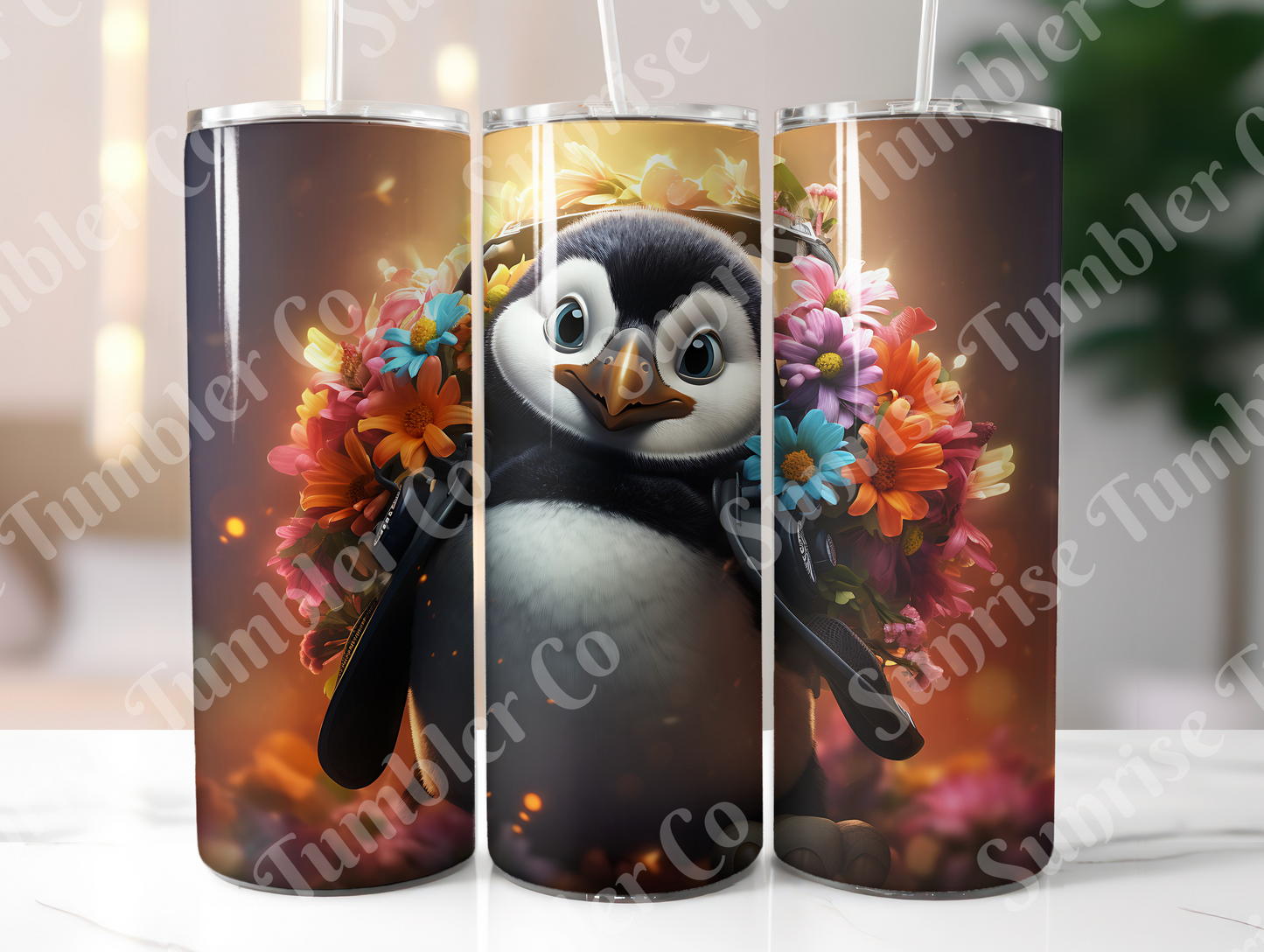 Penguin Variety Part 2 - 20oz and 30oz Tumblers (Glow In The Dark Green And Blue Available)