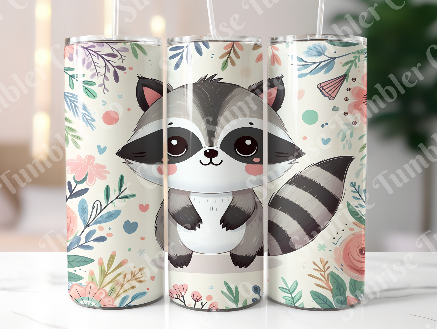 Raccoon Variety - 20oz and 30oz Tumblers (Glow In The Dark Green And Blue Available)