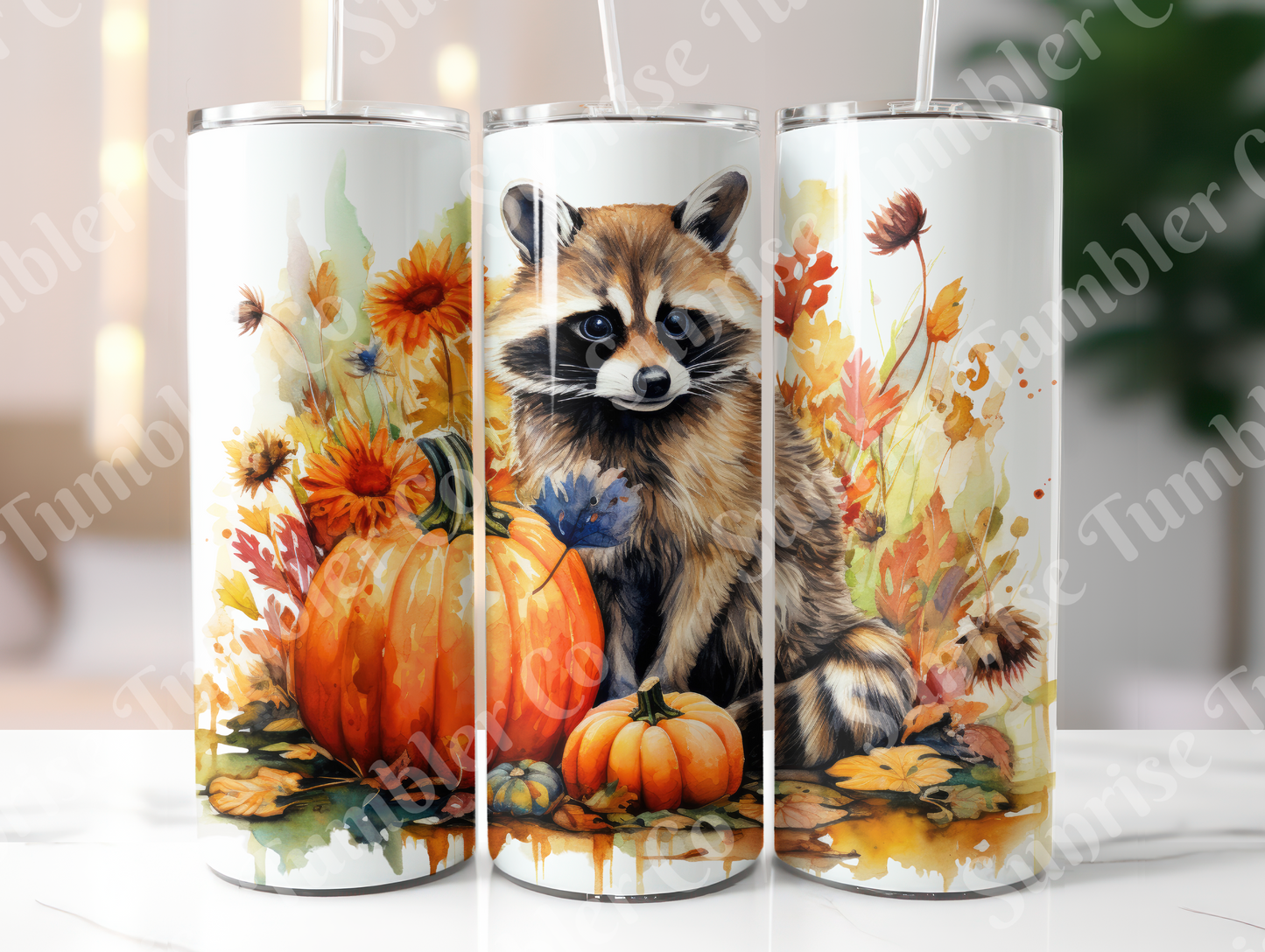 Raccoon Variety - 20oz and 30oz Tumblers (Glow In The Dark Green And Blue Available)