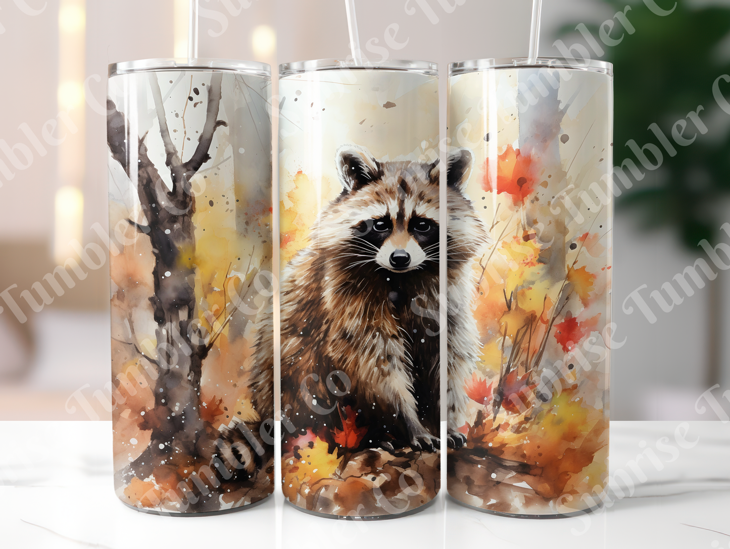 Raccoon Variety - 20oz and 30oz Tumblers (Glow In The Dark Green And Blue Available)