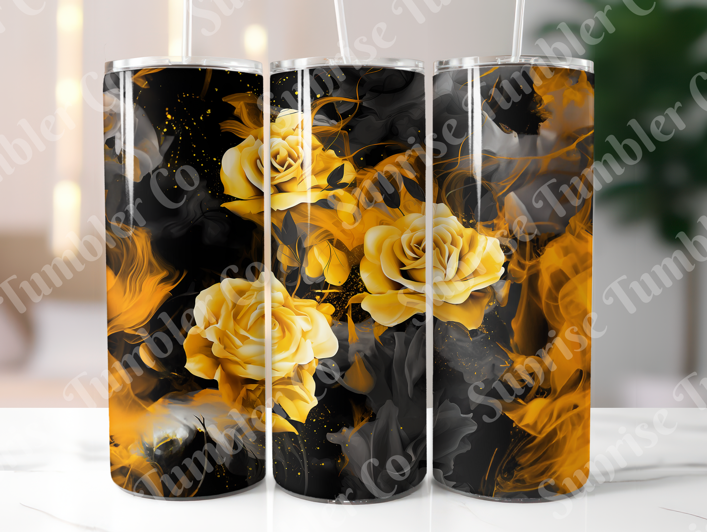 Roses Variety Part 1 - 20oz and 30oz Tumblers (Glow In The Dark Green And Blue Available)