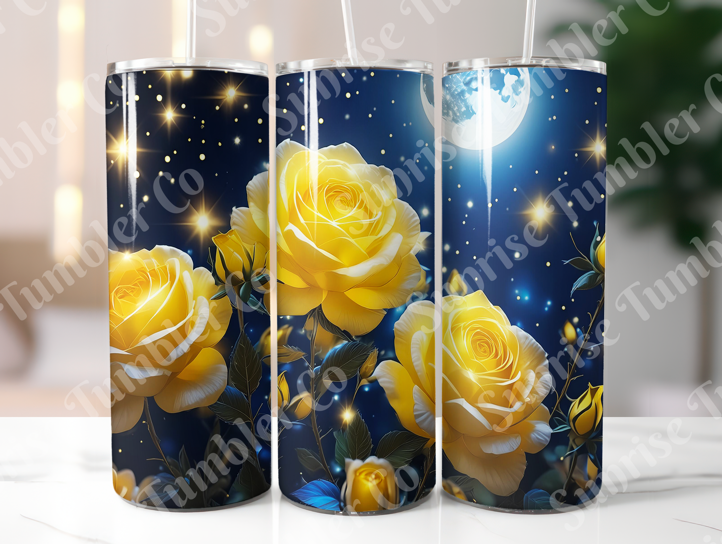 Roses Variety Part 1 - 20oz and 30oz Tumblers (Glow In The Dark Green And Blue Available)