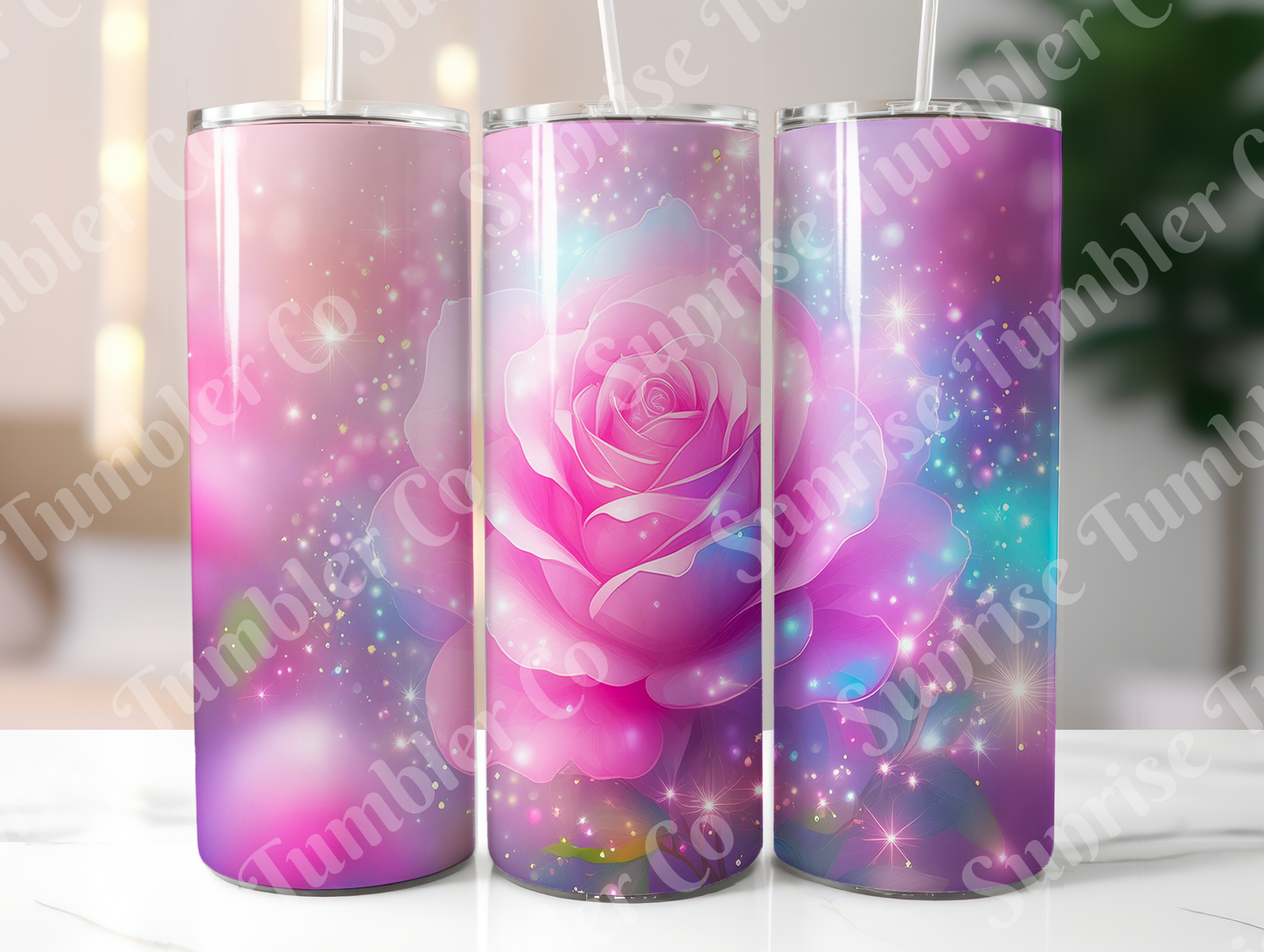 Roses Variety Part 2 - 20oz and 30oz Tumblers (Glow In The Dark Green And Blue Available)