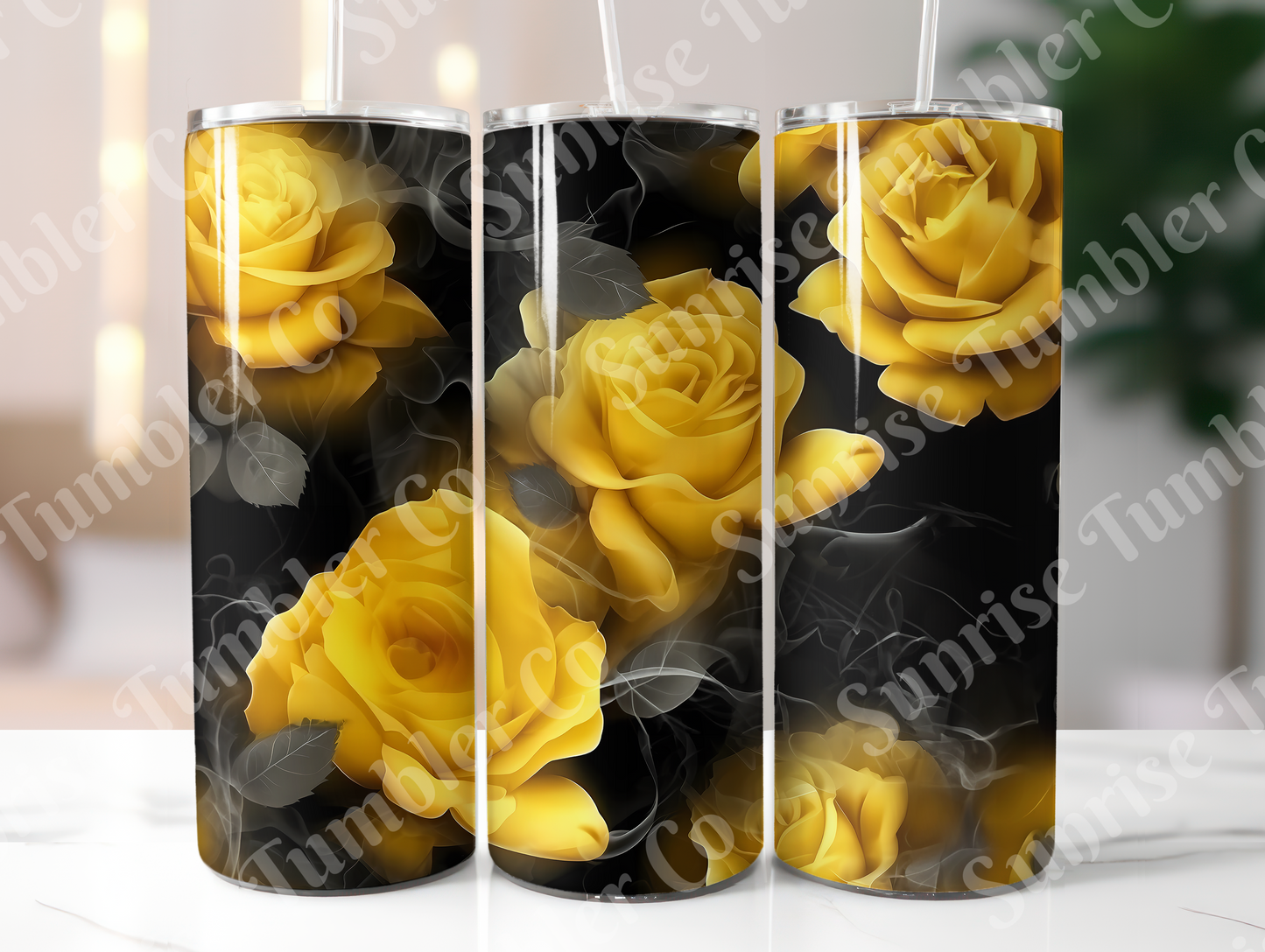 Roses Variety Part 1 - 20oz and 30oz Tumblers (Glow In The Dark Green And Blue Available)