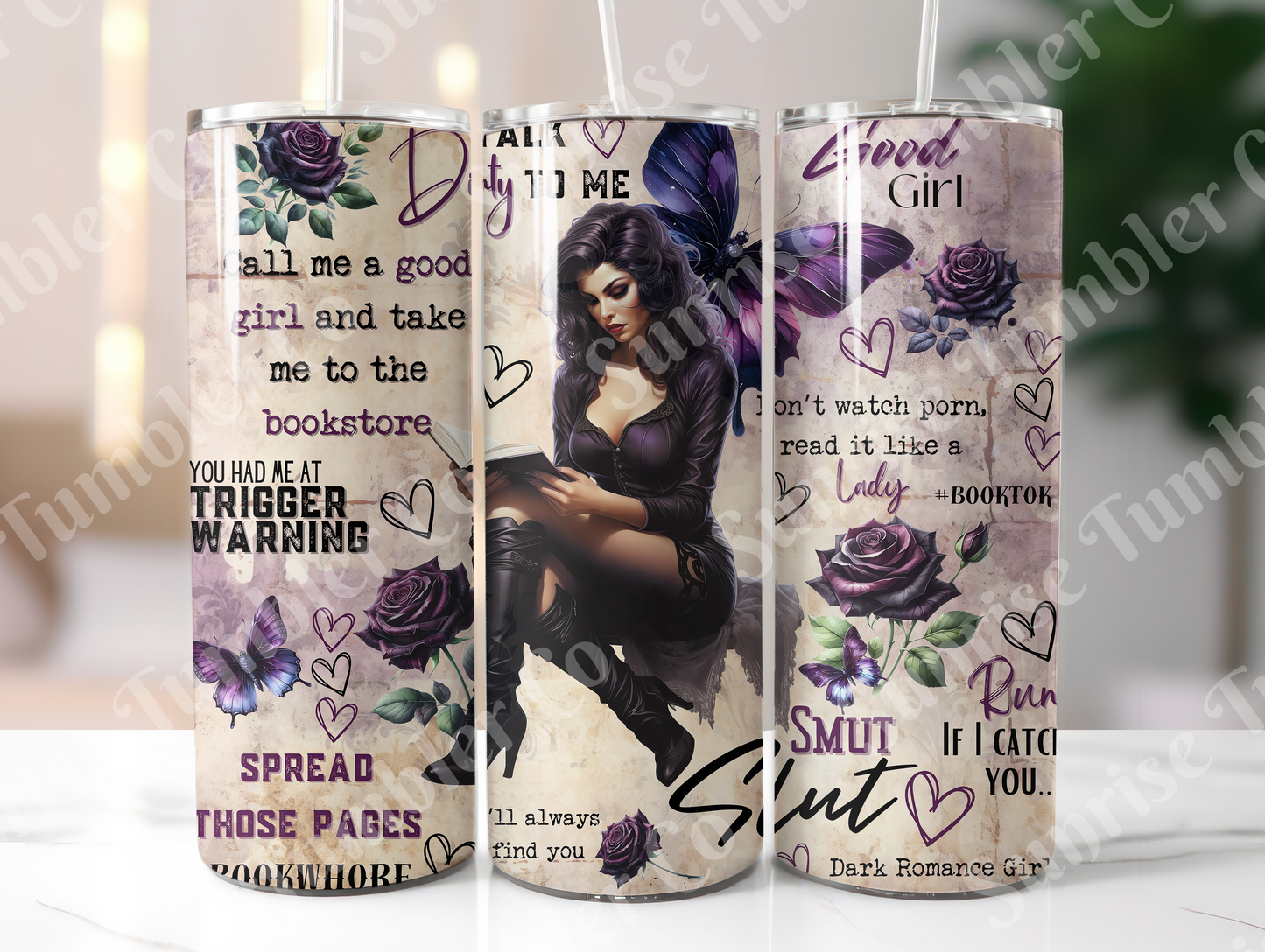 Book Variety - 20 oz and 30 oz Tumblers (Glow In The Dark Option Available)