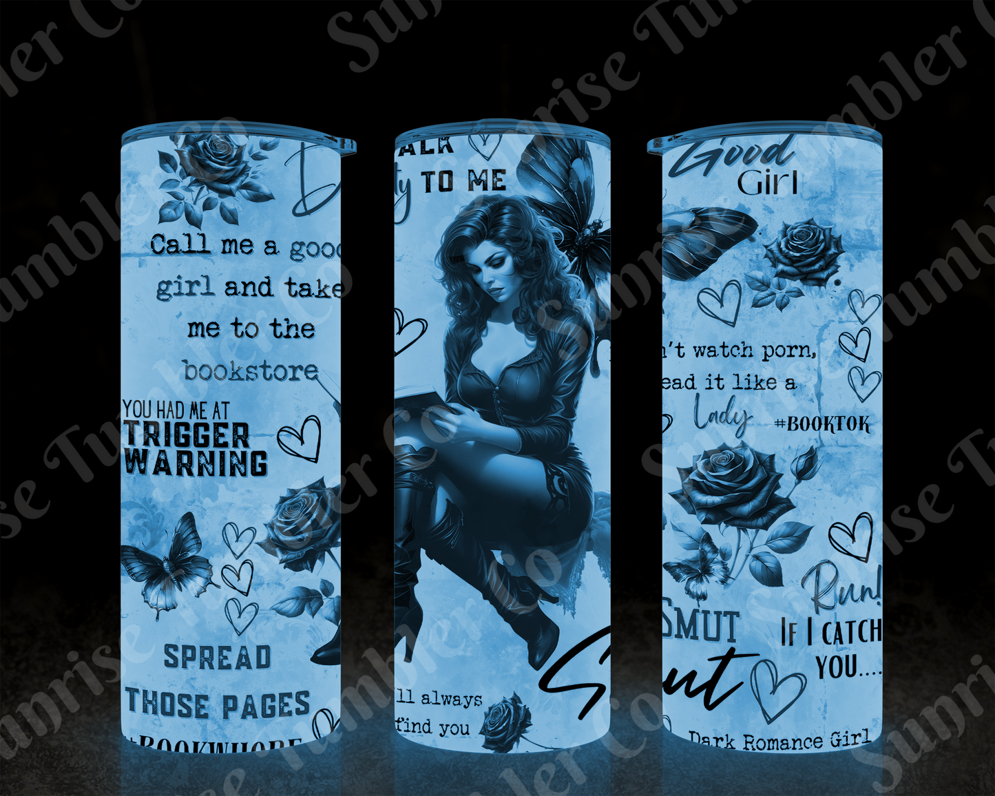 Book Variety - 20 oz and 30 oz Tumblers (Glow In The Dark Option Available)