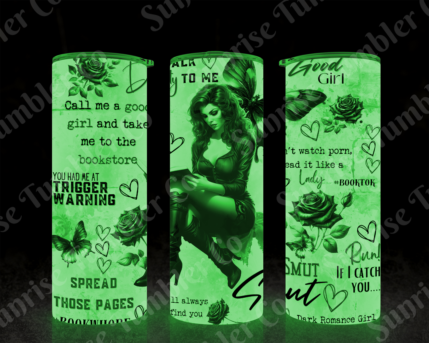 Book Variety - 20 oz and 30 oz Tumblers (Glow In The Dark Option Available)
