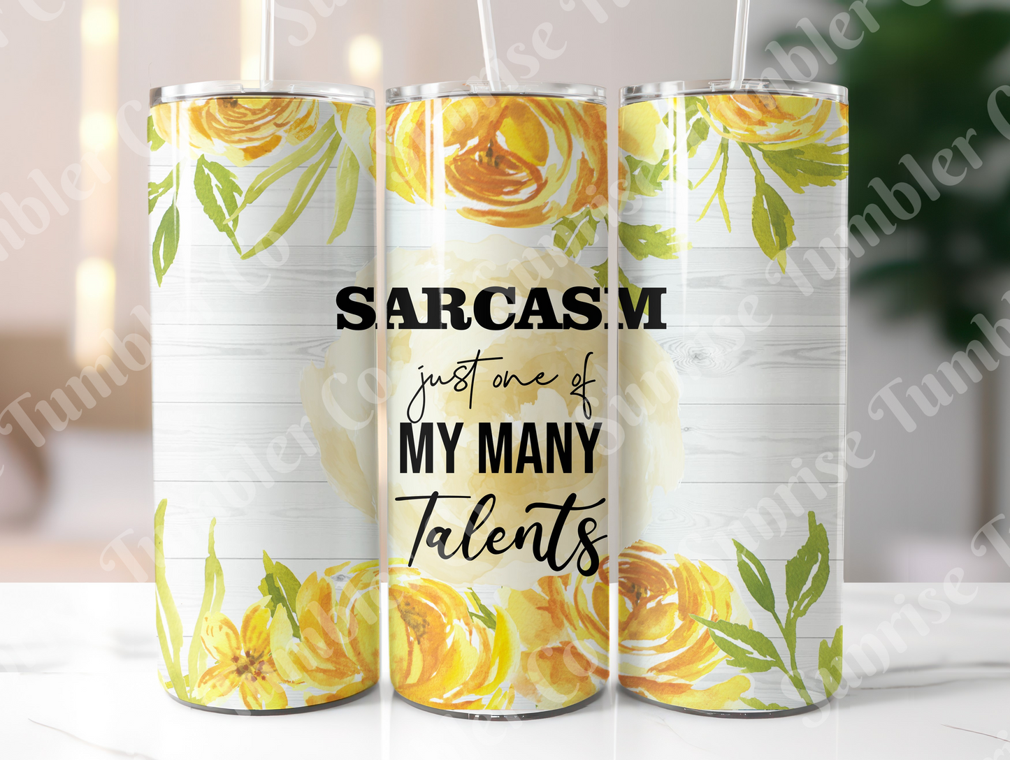 Sarcastic Sayings Variety Part 4 - 20oz or 30 oz Tumblers (Glow in The Dark Option Available)