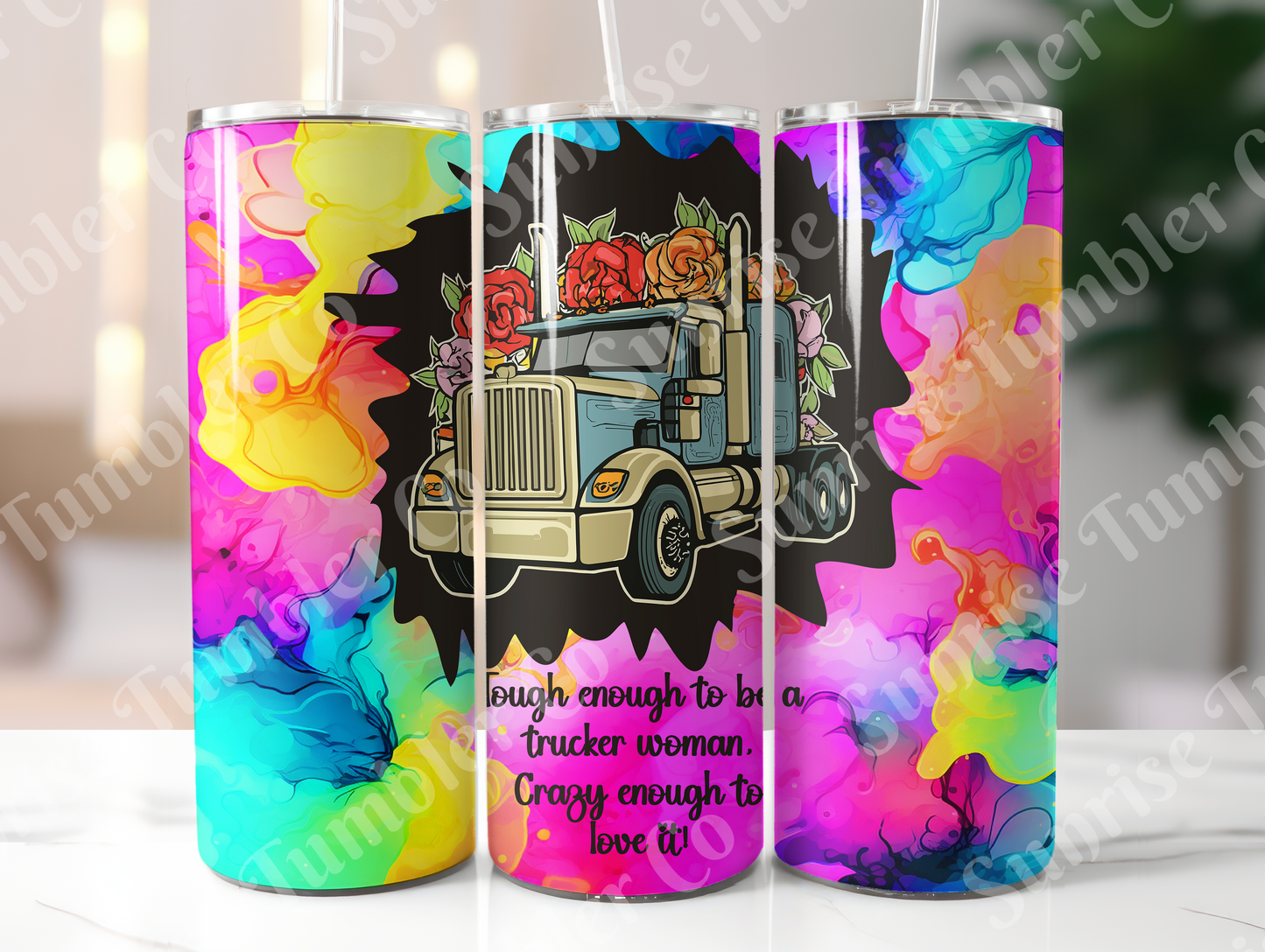Semi-Truck Variety - 20oz and 30oz Tumblers (Glow In The Dark Green And Blue Available)