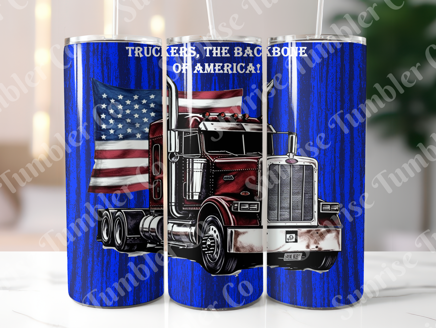 Semi-Truck Variety - 20oz and 30oz Tumblers (Glow In The Dark Green And Blue Available)