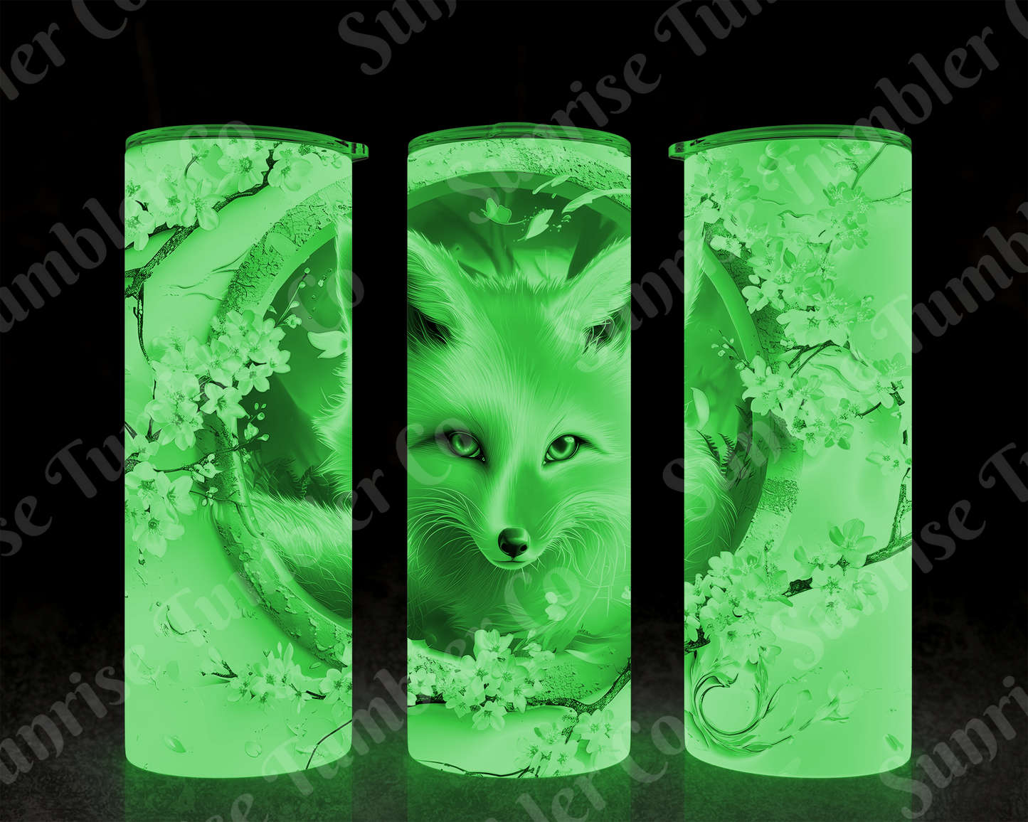 Fox Variety - 20 oz and 30 oz Tumbler (Glow In The Dark Option Available)