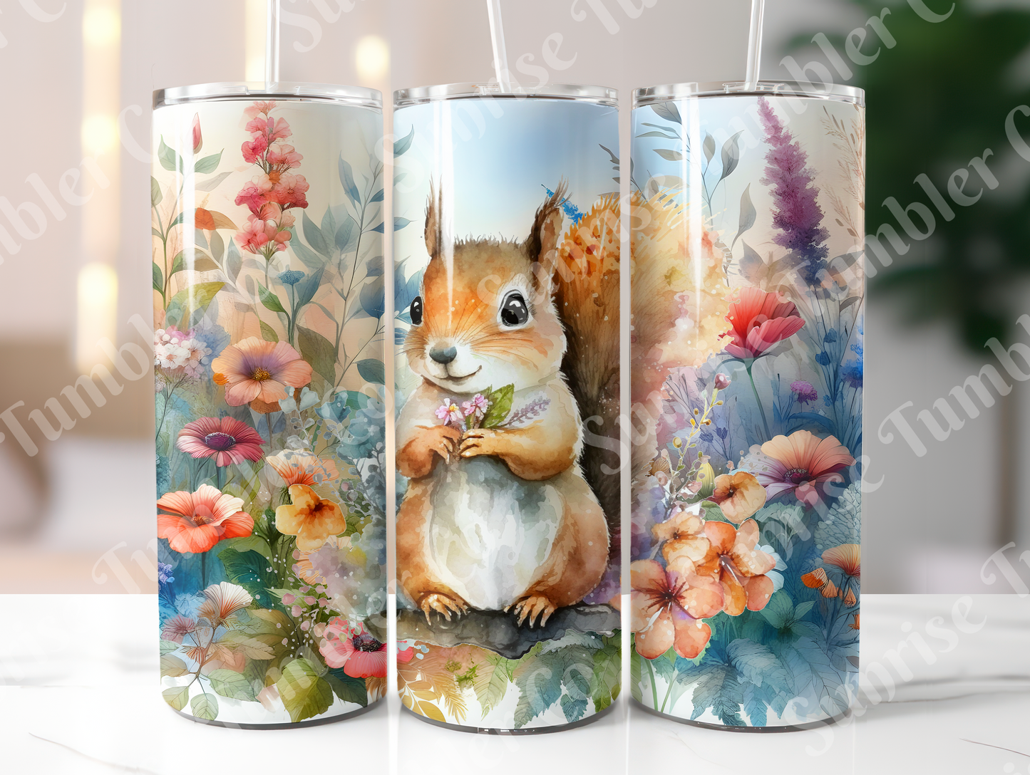 Squirrels Variety - 20oz and 30oz Tumblers (Glow In The Dark Green And Blue Available)