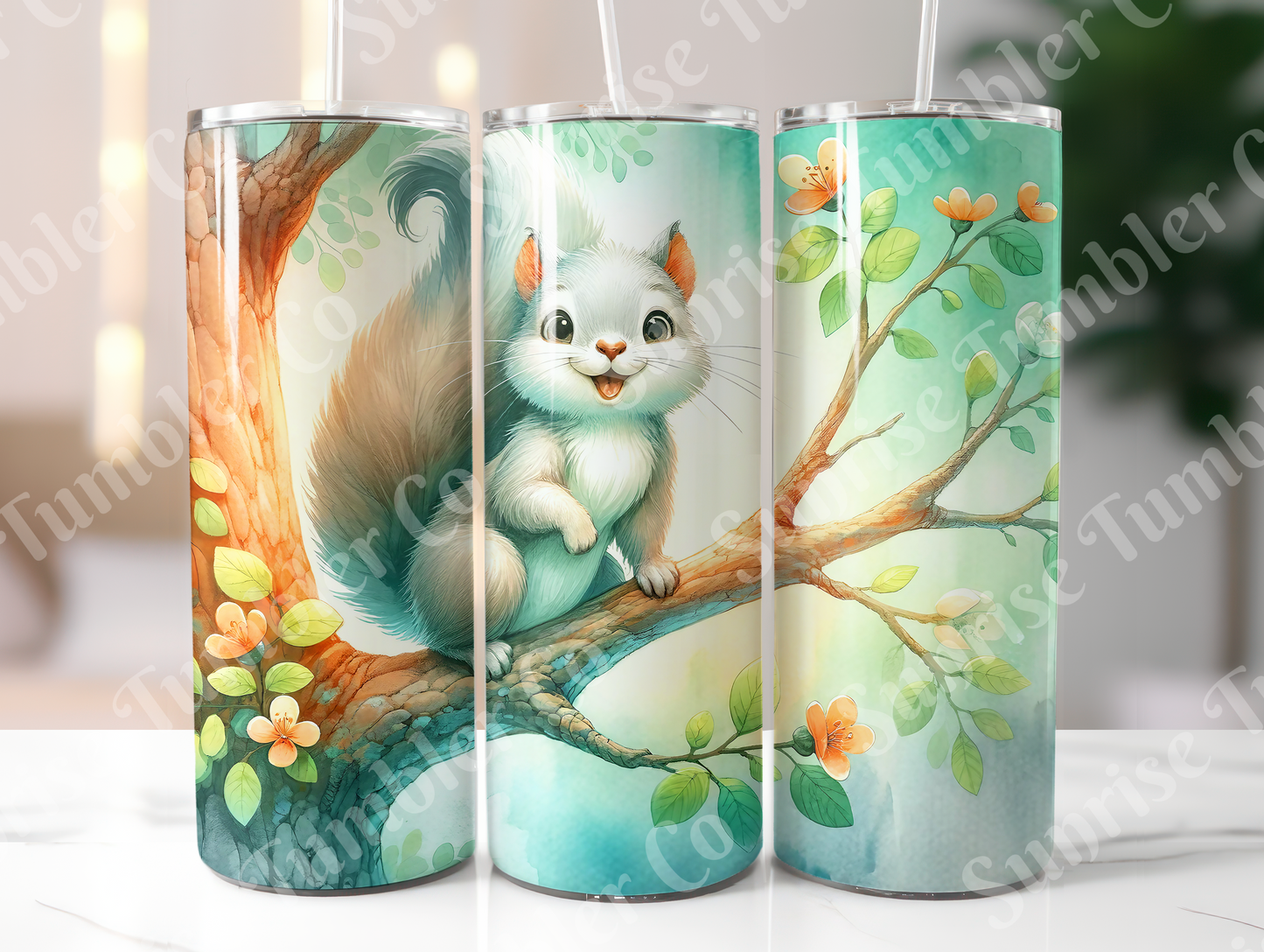 Squirrels Variety - 20oz and 30oz Tumblers (Glow In The Dark Green And Blue Available)