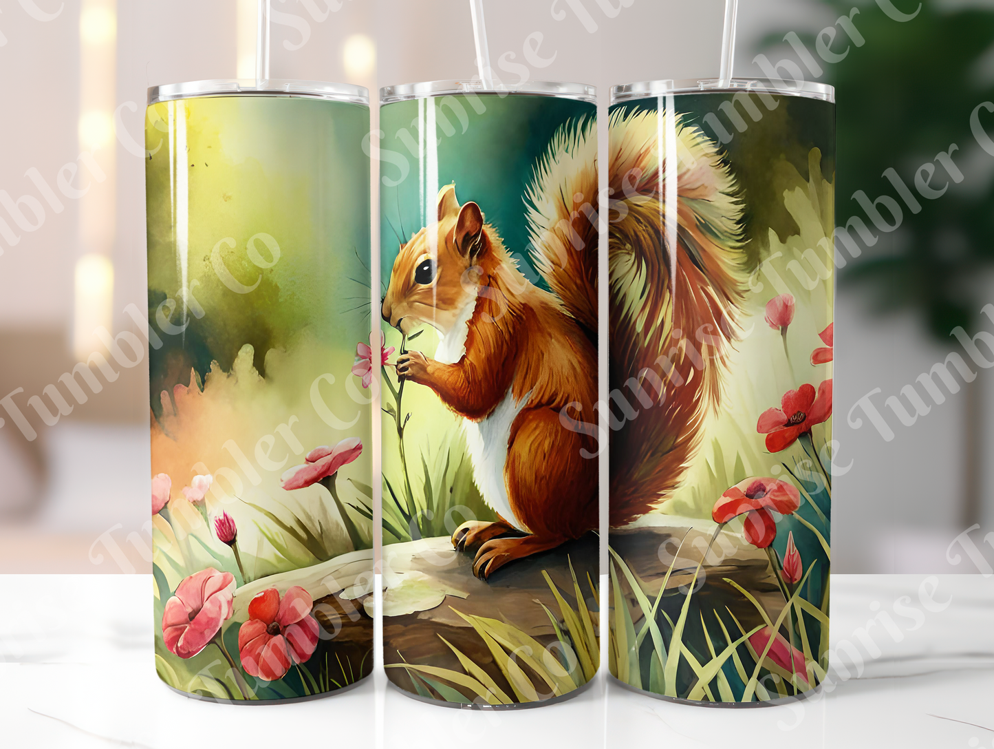 Squirrels Variety - 20oz and 30oz Tumblers (Glow In The Dark Green And Blue Available)