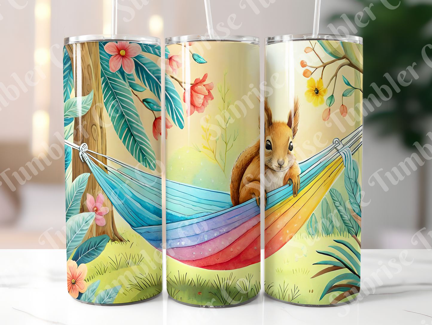 Squirrels Variety - 20oz and 30oz Tumblers (Glow In The Dark Green And Blue Available)
