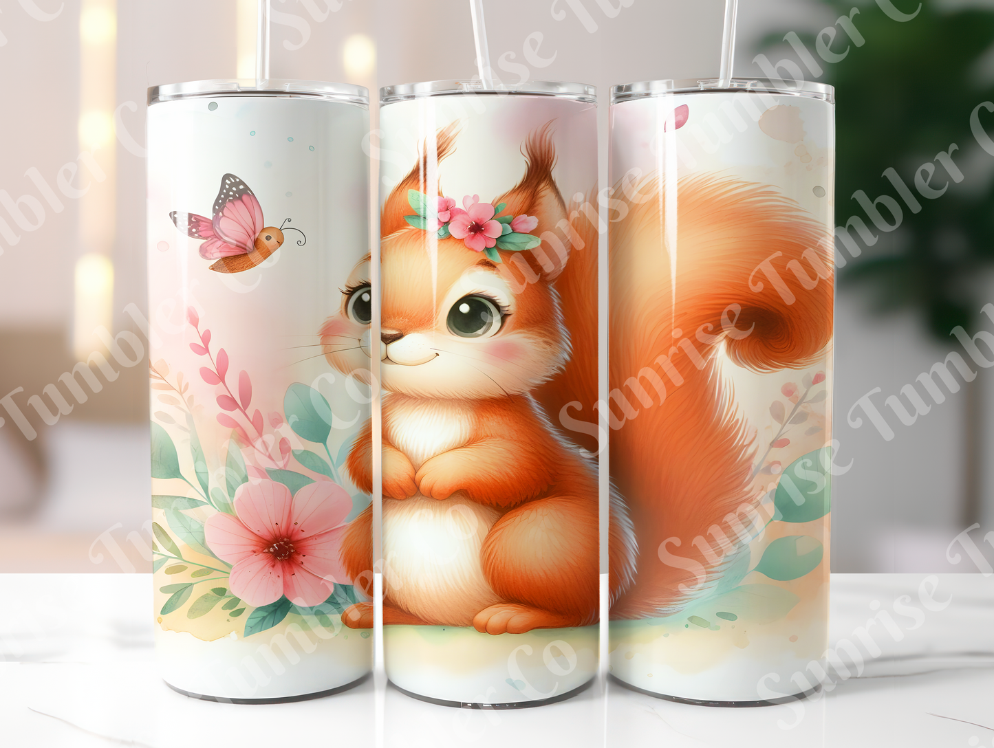 Squirrels Variety - 20oz and 30oz Tumblers (Glow In The Dark Green And Blue Available)
