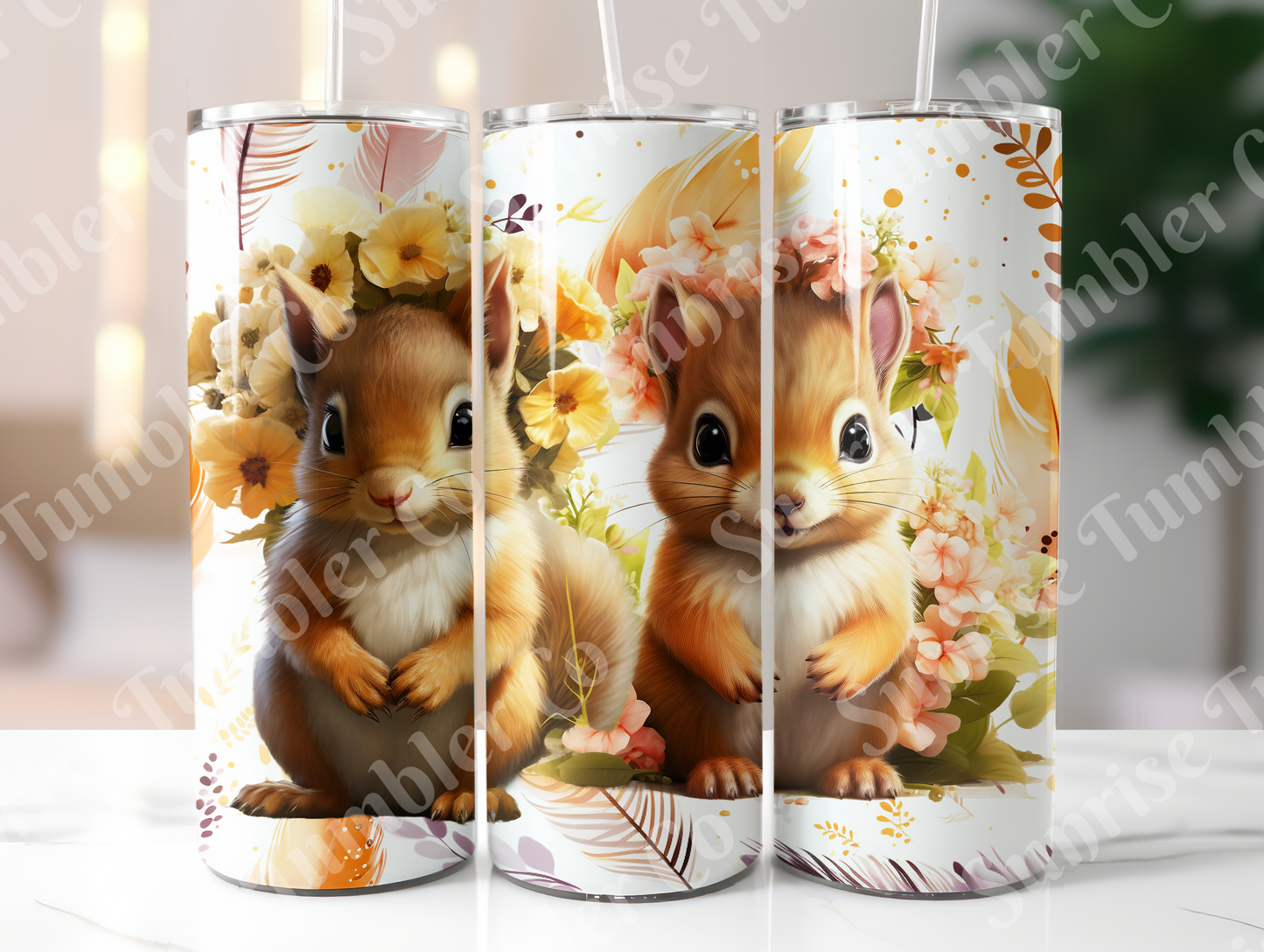 Squirrels Variety - 20oz and 30oz Tumblers (Glow In The Dark Green And Blue Available)
