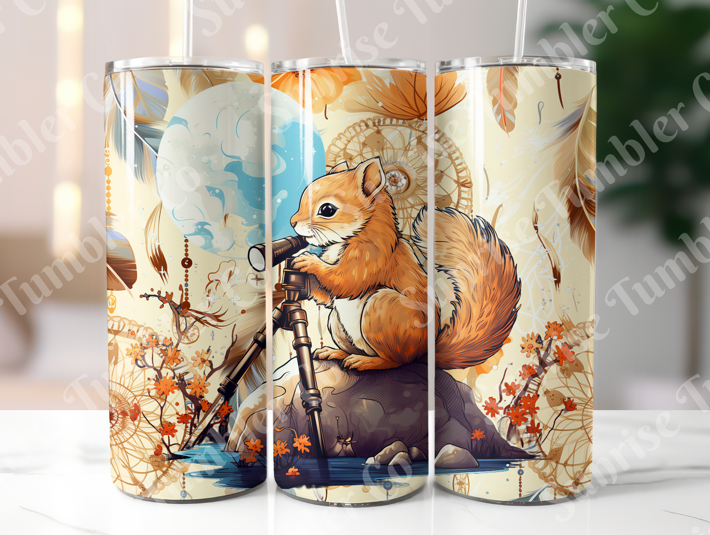 Squirrels Variety - 20oz and 30oz Tumblers (Glow In The Dark Green And Blue Available)