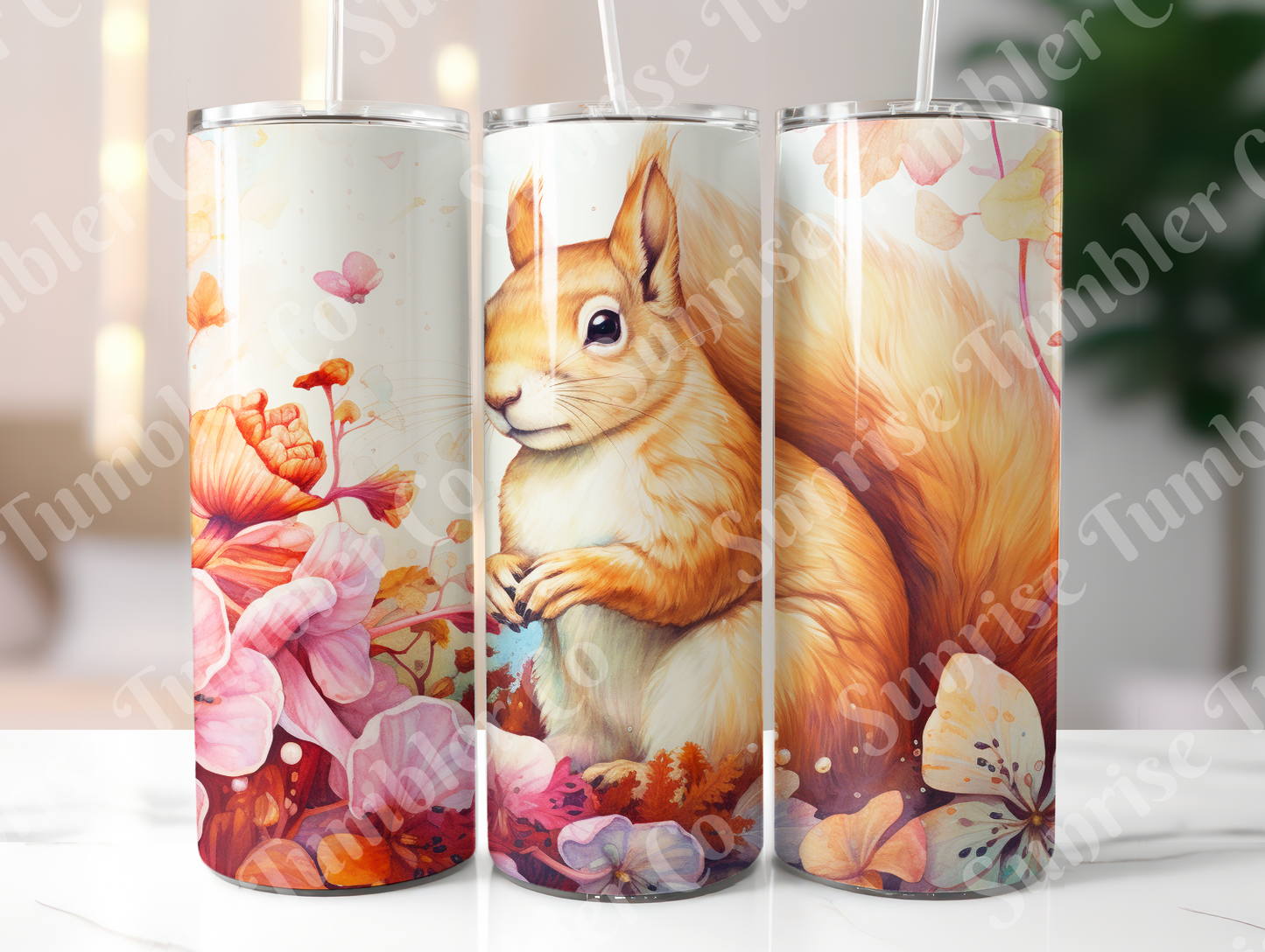 Squirrels Variety - 20oz and 30oz Tumblers (Glow In The Dark Green And Blue Available)