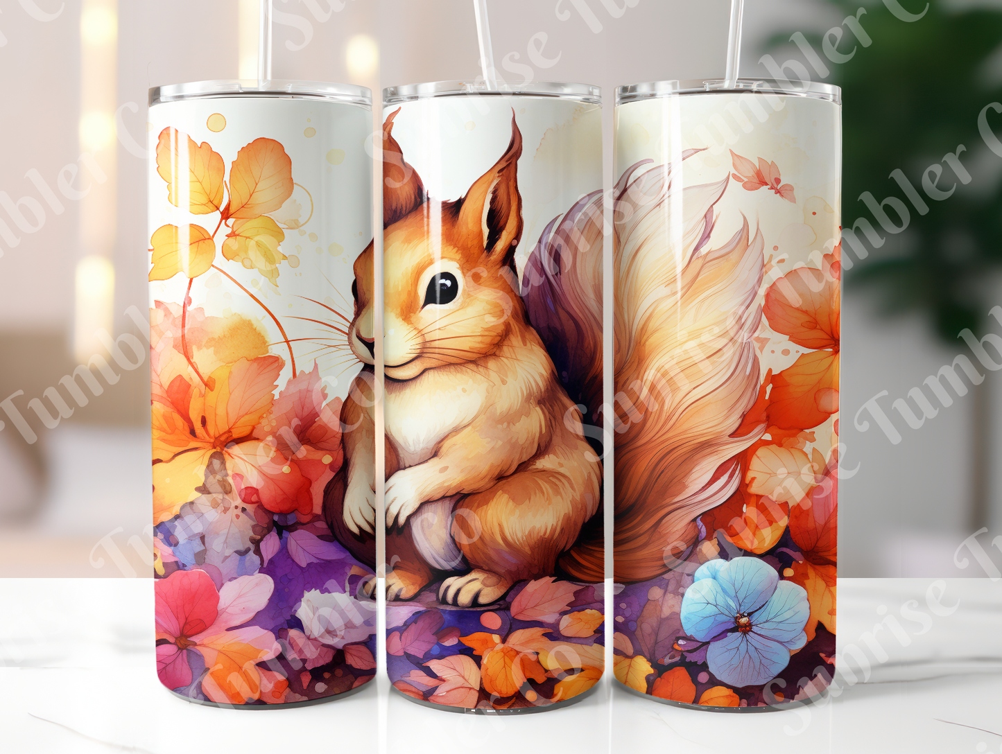 Squirrels Variety - 20oz and 30oz Tumblers (Glow In The Dark Green And Blue Available)