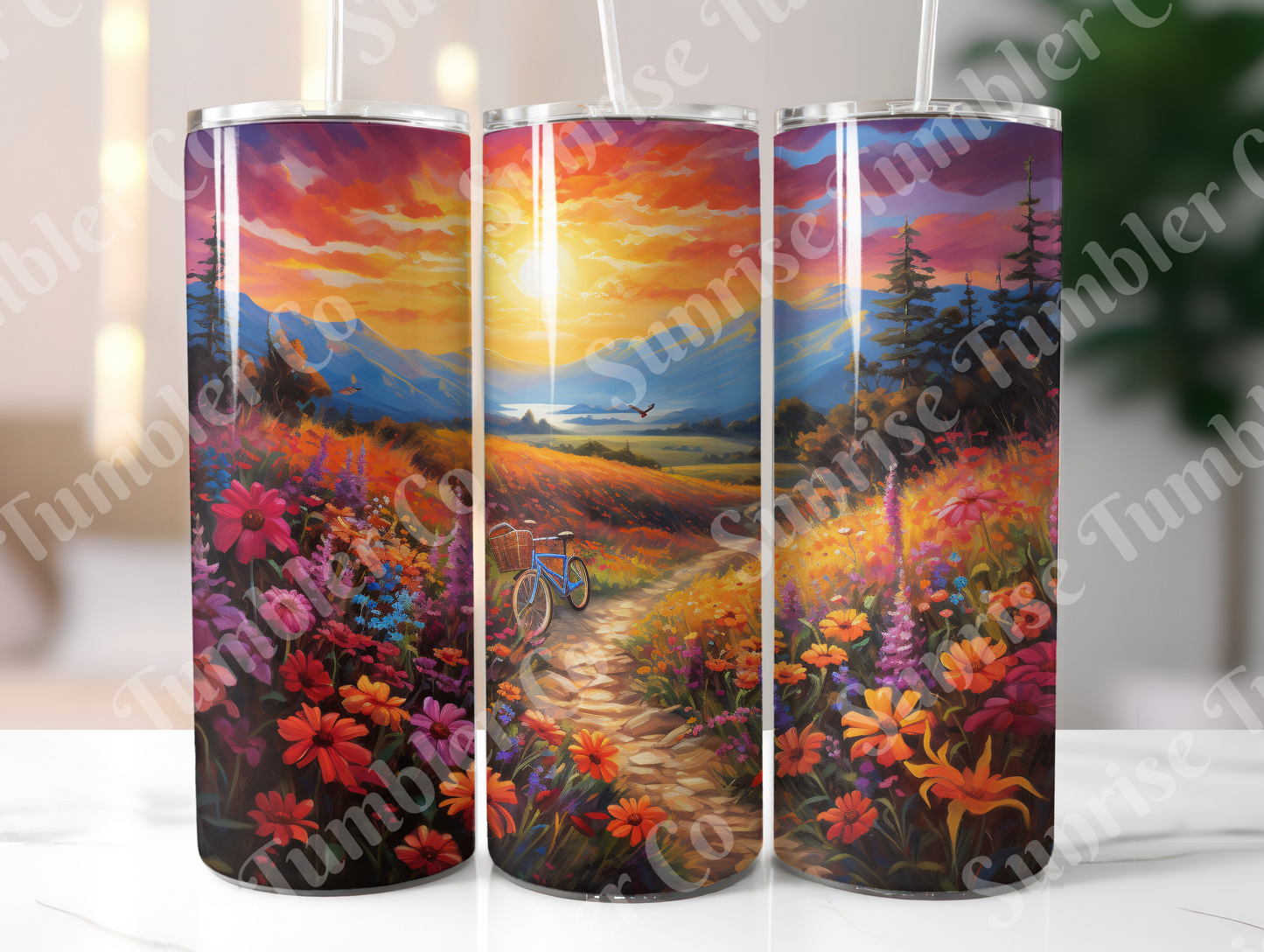 Sunsets Variety Part 1 - 20oz and 30oz Tumblers (Glow In The Dark Green And Blue Available)
