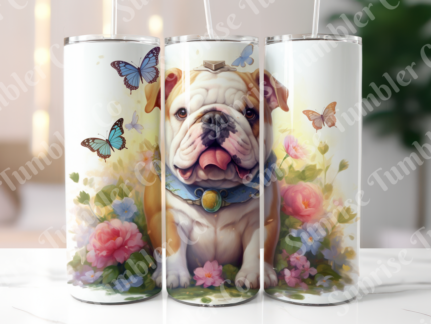 Summer Puppy Variety - 20oz and 30oz Tumblers (Glow In The Dark Green And Blue Available)