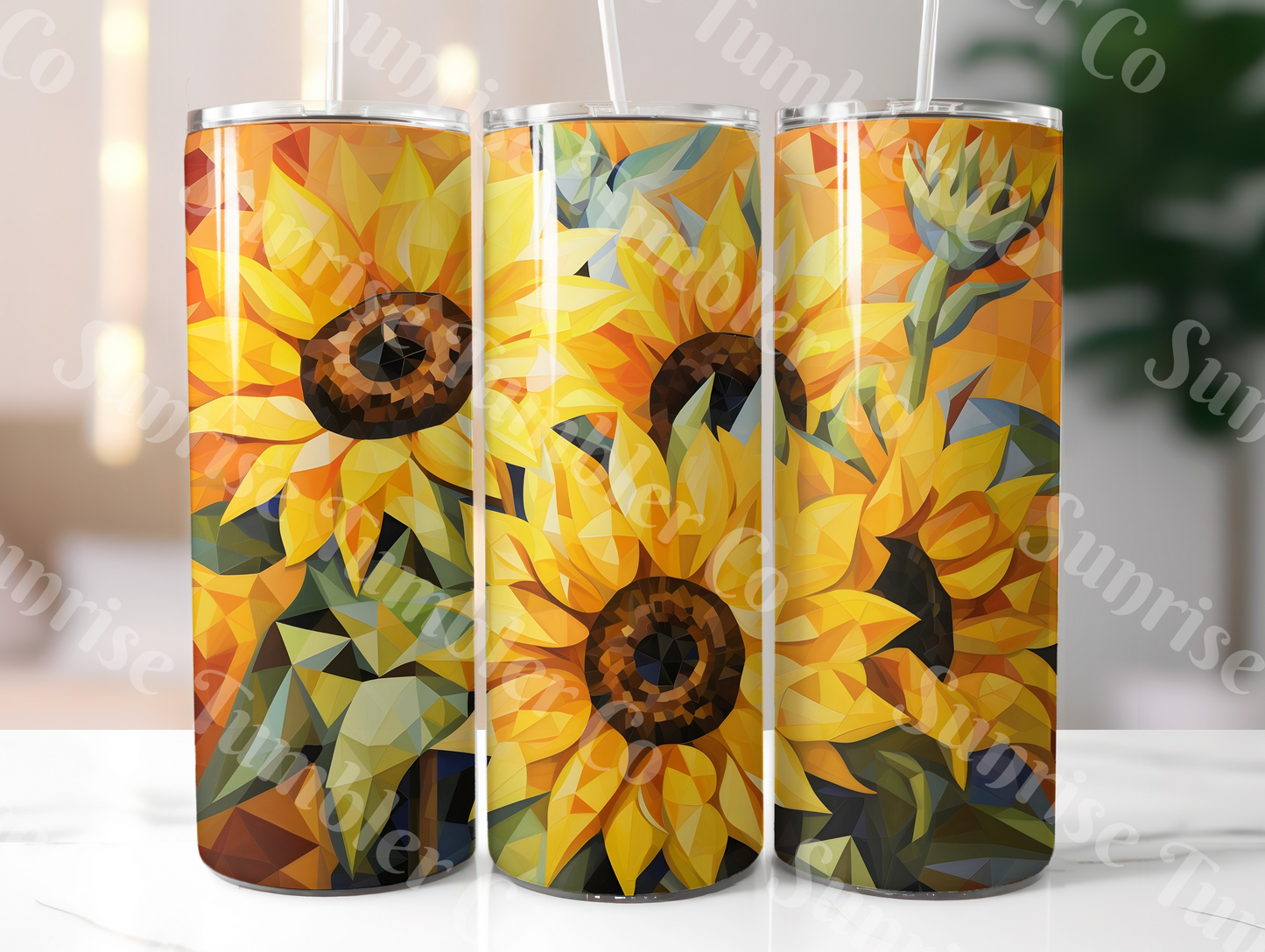 Sunflower Variety Part 2 - 20oz and 30oz Tumblers (Glow In The Dark Green And Blue Available)