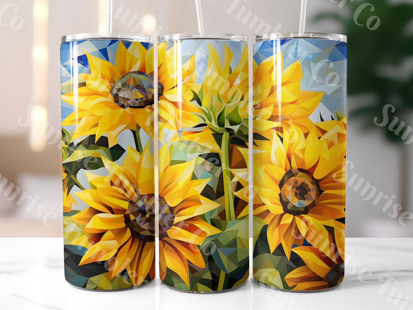 Sunflower Variety Part 2 - 20oz and 30oz Tumblers (Glow In The Dark Green And Blue Available)