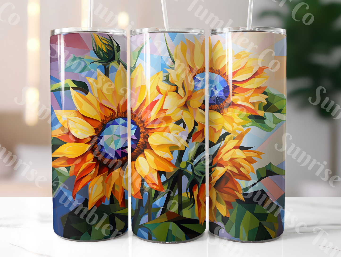 Sunflower Variety Part 2 - 20oz and 30oz Tumblers (Glow In The Dark Green And Blue Available)