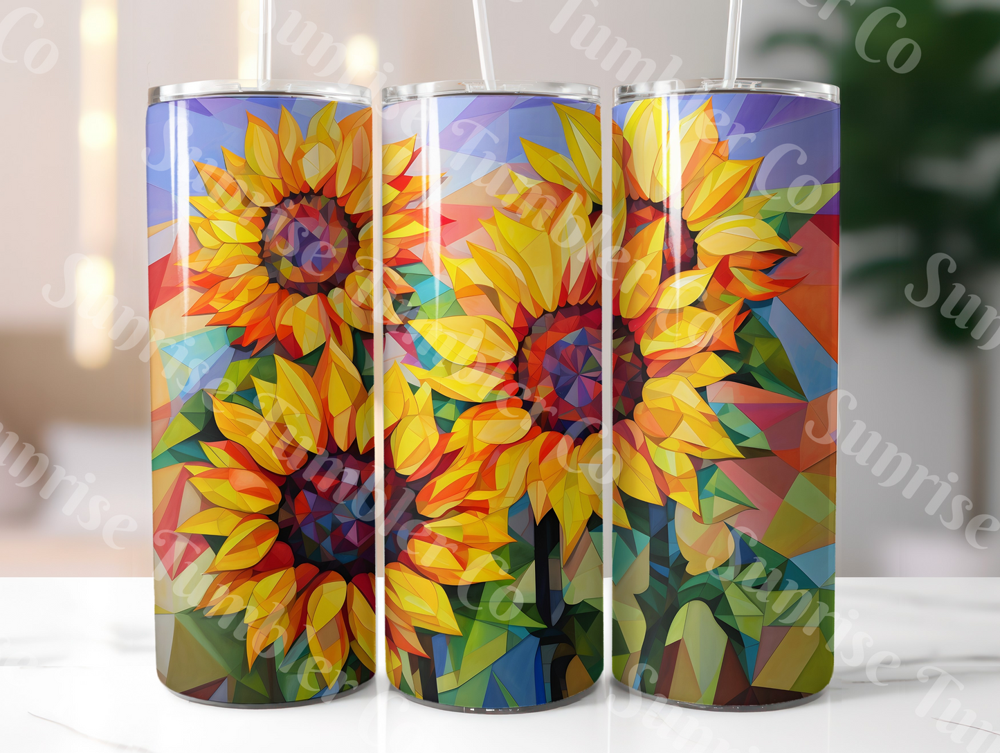 Sunflower Variety Part 2 - 20oz and 30oz Tumblers (Glow In The Dark Green And Blue Available)