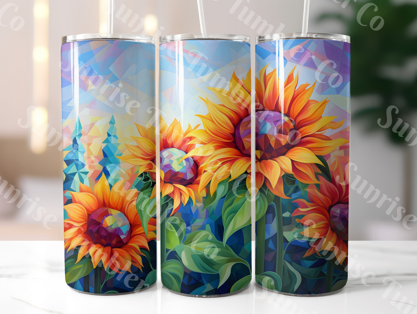 Sunflower Variety Part 2 - 20oz and 30oz Tumblers (Glow In The Dark Green And Blue Available)