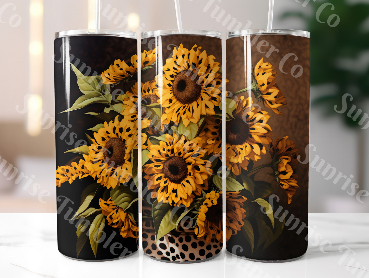 Sunflower Variety Part 2 - 20oz and 30oz Tumblers (Glow In The Dark Green And Blue Available)