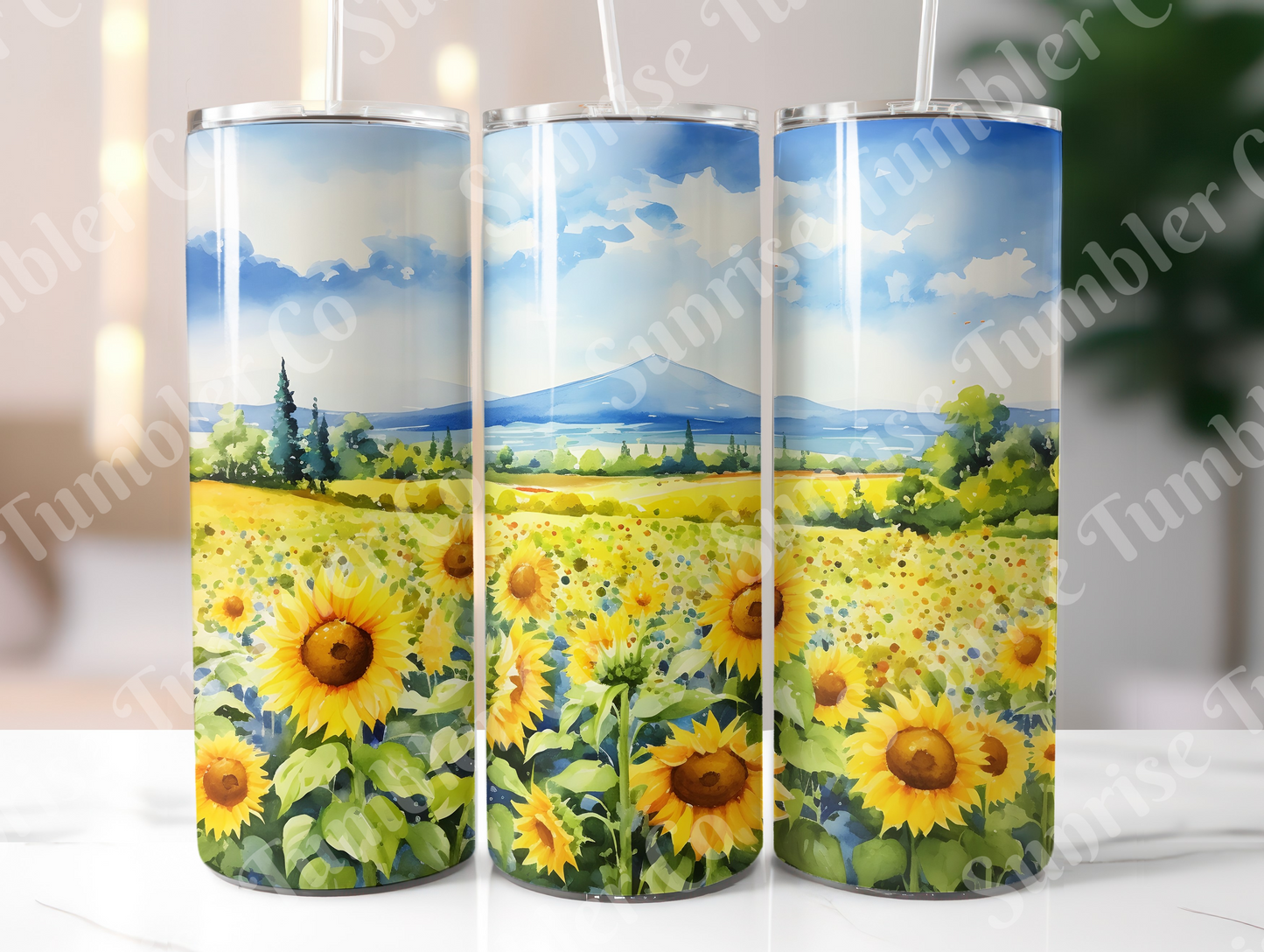 Sunflower Variety Part 1 - 20oz and 30oz Tumblers (Glow In The Dark Green And Blue Available)
