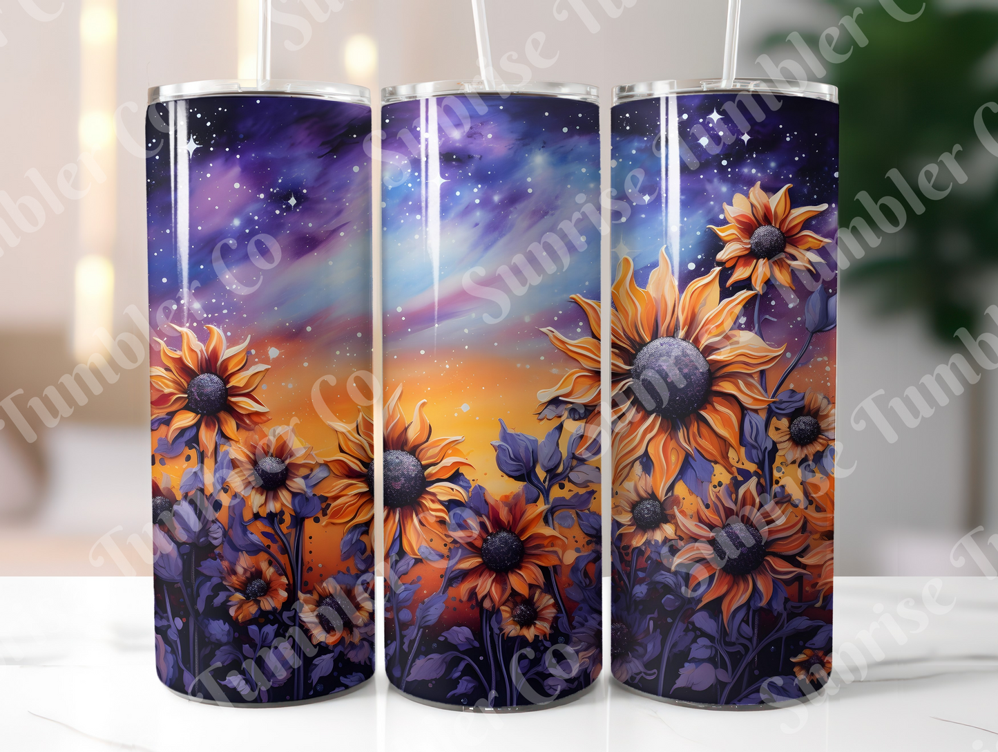 Sunflower Variety Part 3 - 20oz and 30oz Tumblers (Glow In The Dark Green And Blue Available)
