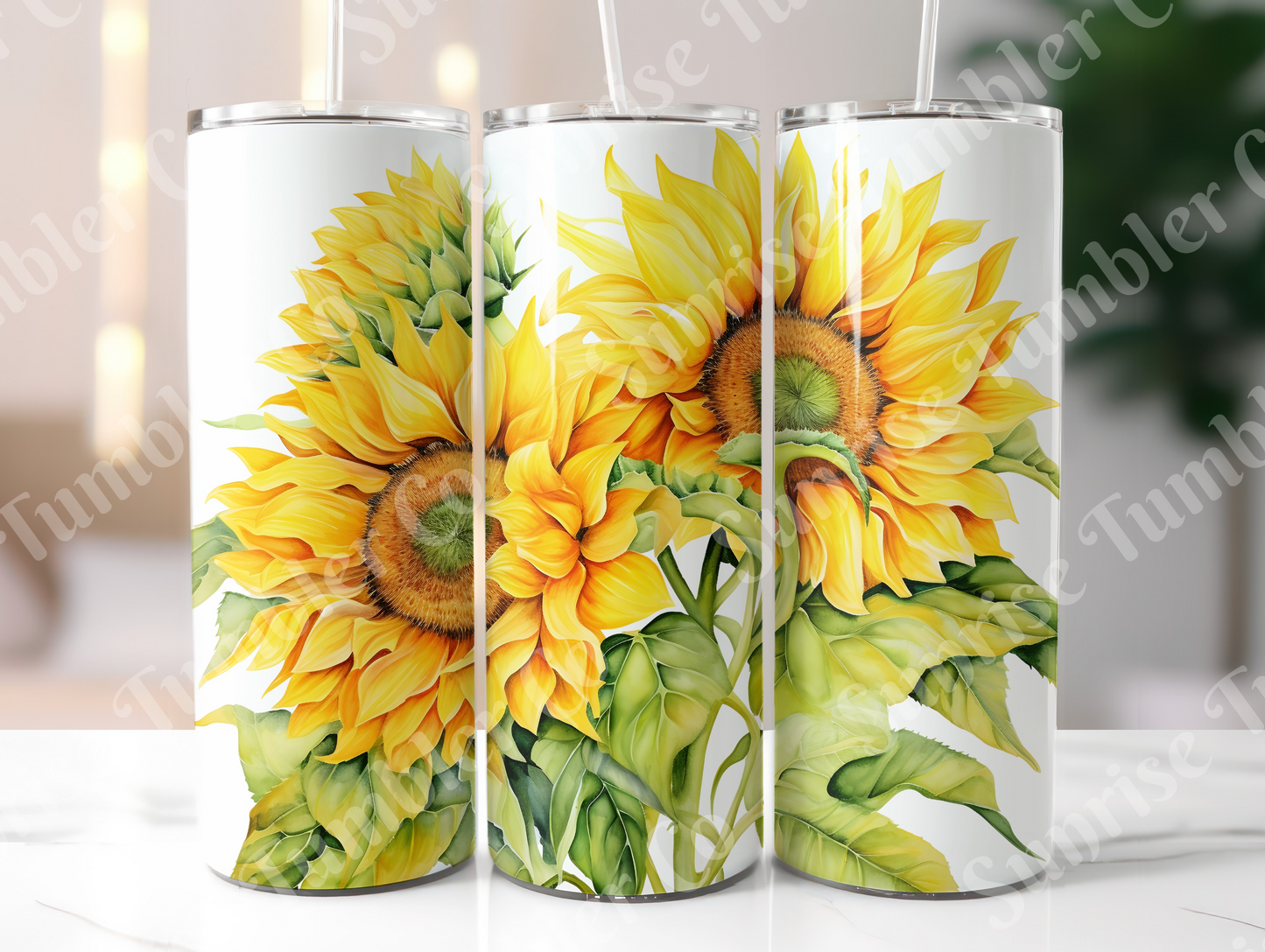 Sunflower Variety Part 1 - 20oz and 30oz Tumblers (Glow In The Dark Green And Blue Available)