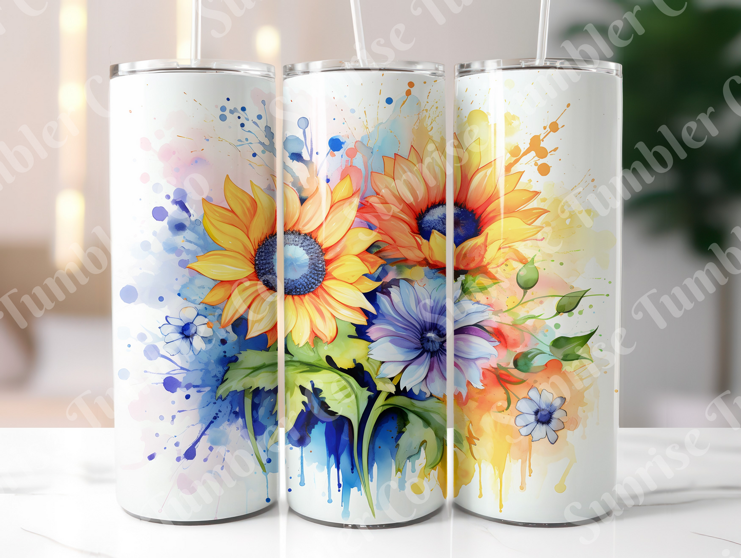Sunflower Variety Part 3 - 20oz and 30oz Tumblers (Glow In The Dark Green And Blue Available)