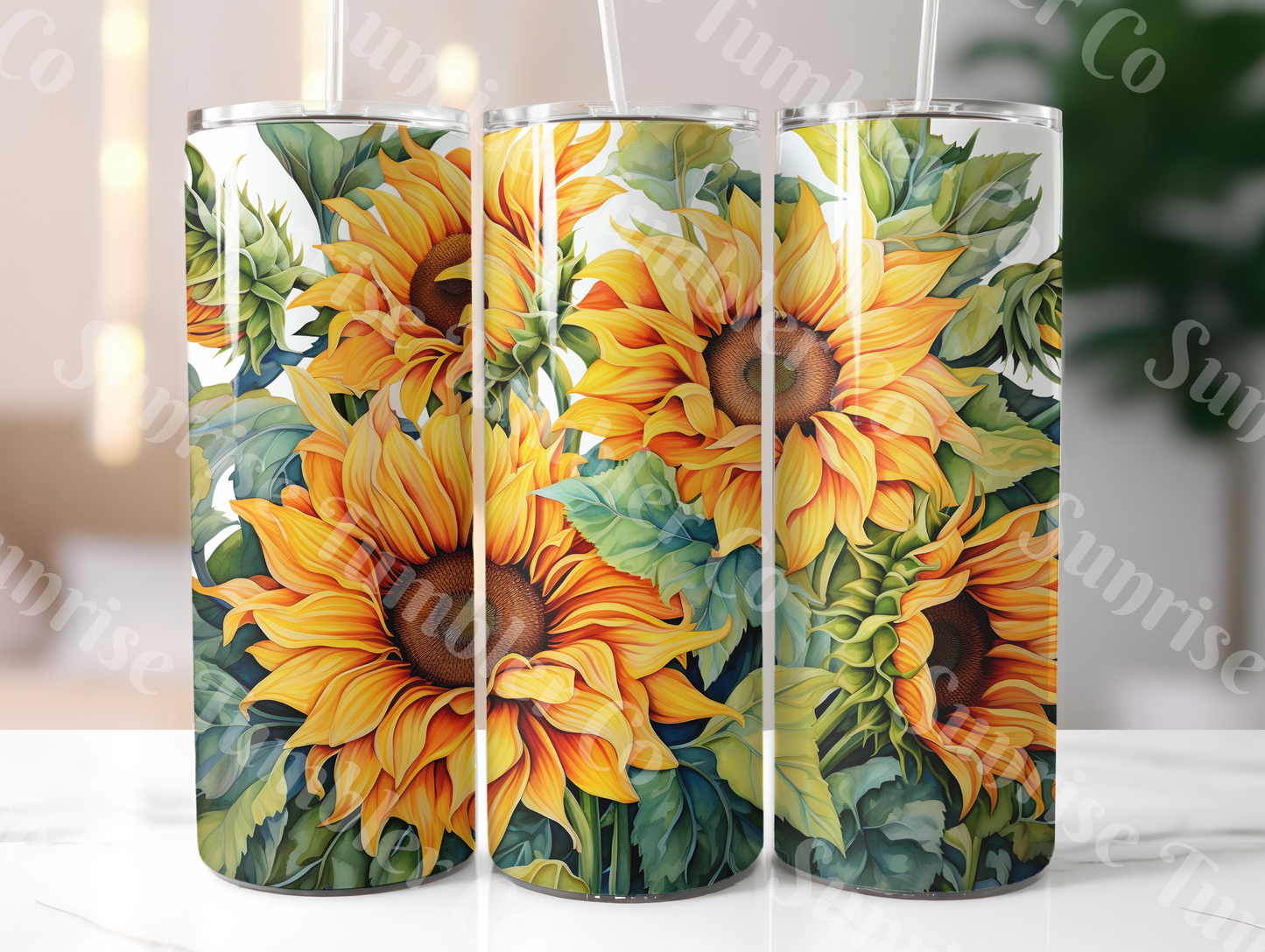 Sunflower Variety Part 2 - 20oz and 30oz Tumblers (Glow In The Dark Green And Blue Available)