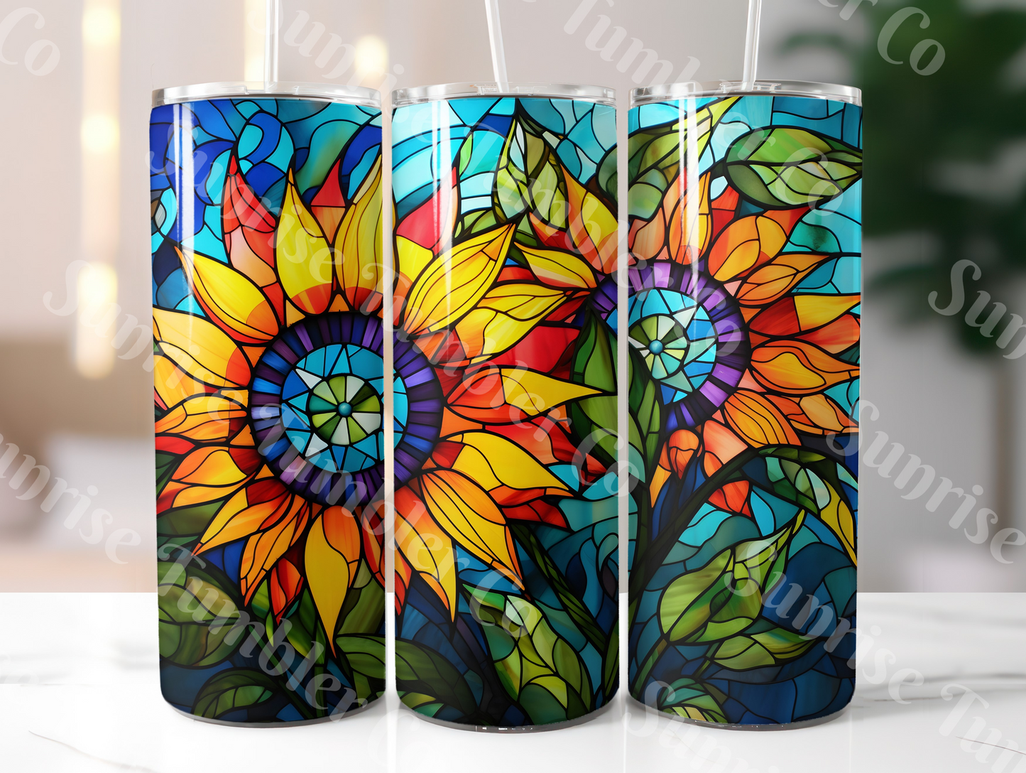 Sunflower Variety Part 2 - 20oz and 30oz Tumblers (Glow In The Dark Green And Blue Available)