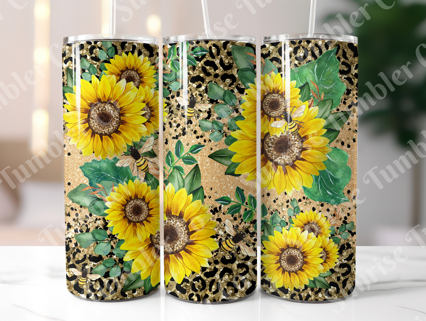 Sunflower Variety Part 3 - 20oz and 30oz Tumblers (Glow In The Dark Green And Blue Available)