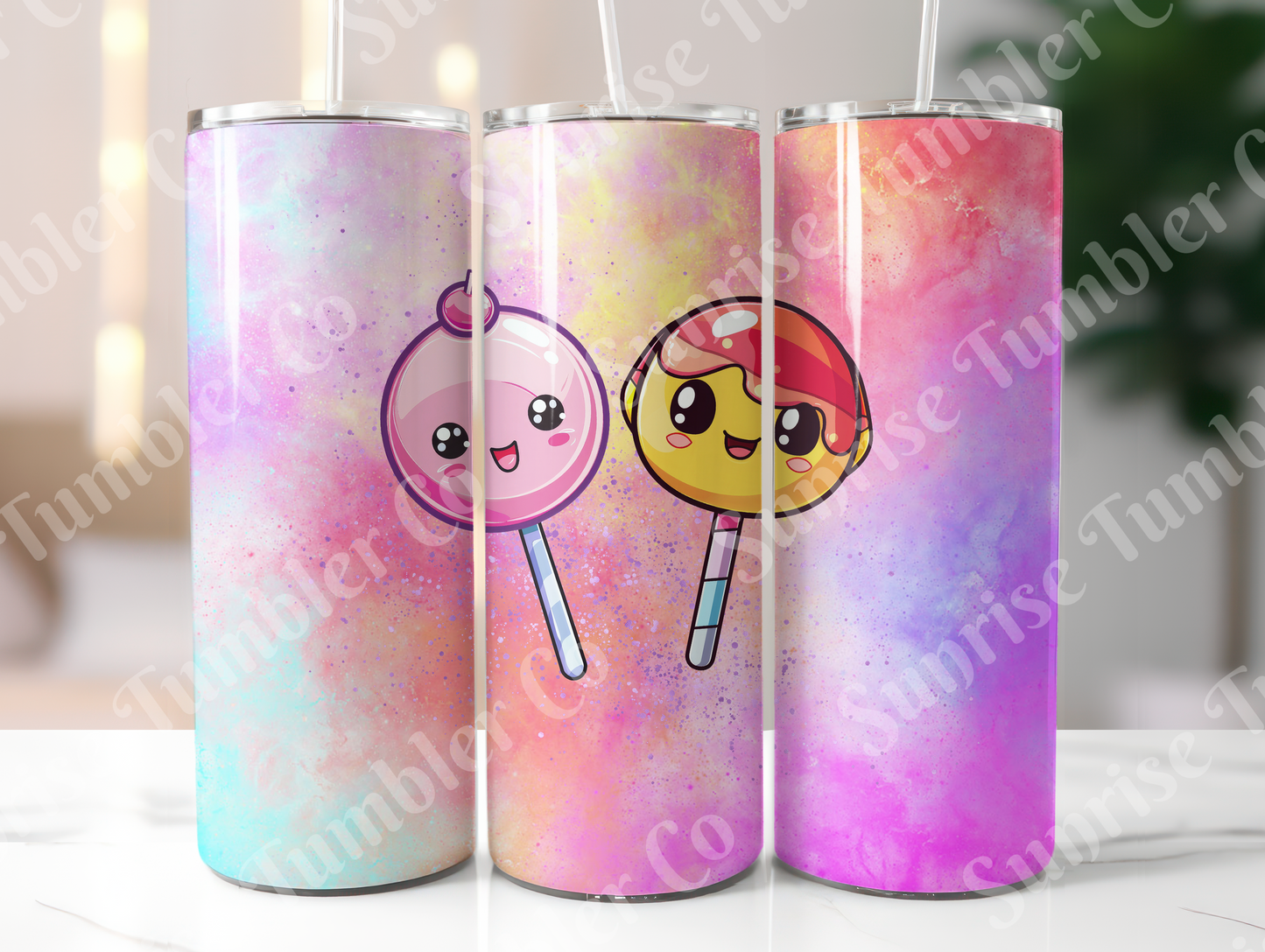 Sweets Variety - 20oz and 30oz Tumblers (Glow In The Dark Green And Blue Available)