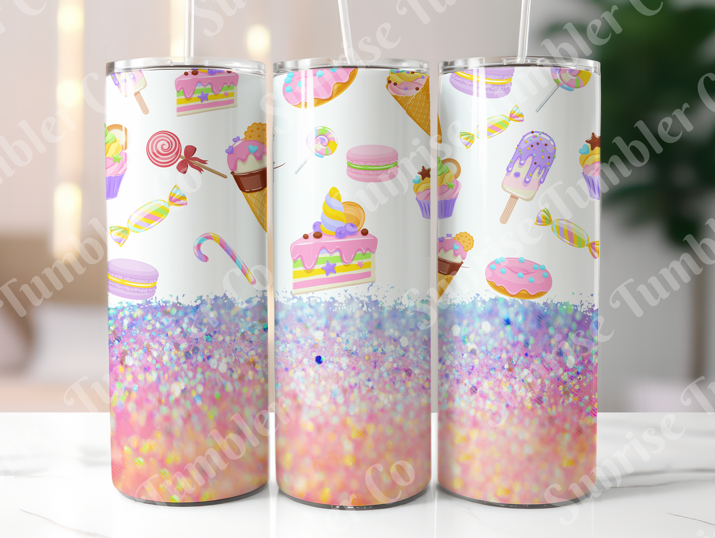 Sweets Variety - 20oz and 30oz Tumblers (Glow In The Dark Green And Blue Available)