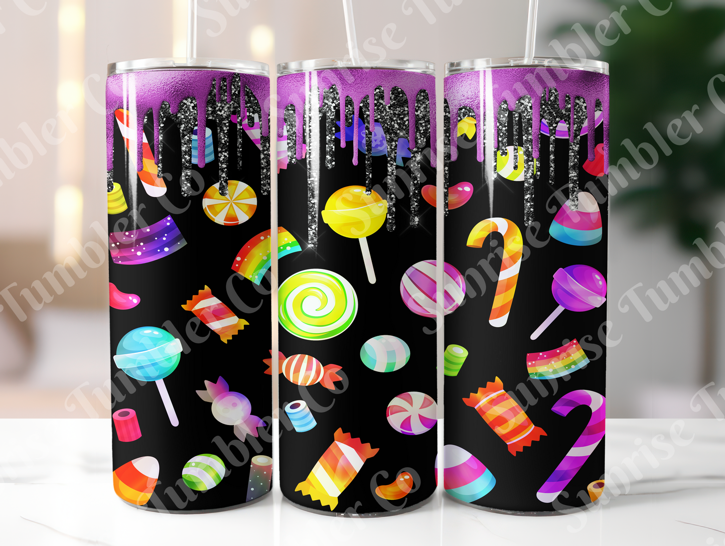 Sweets Variety - 20oz and 30oz Tumblers (Glow In The Dark Green And Blue Available)