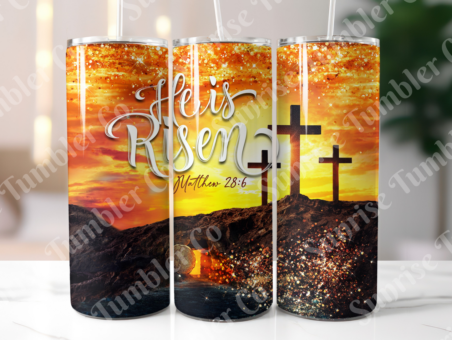 Cross Variety - 20 oz or 30 oz Tumbler (Glow In The Dark Option Available)