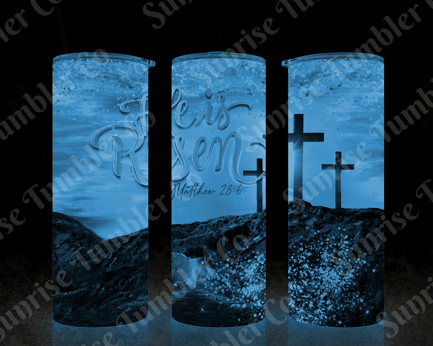 Cross Variety - 20 oz or 30 oz Tumbler (Glow In The Dark Option Available)