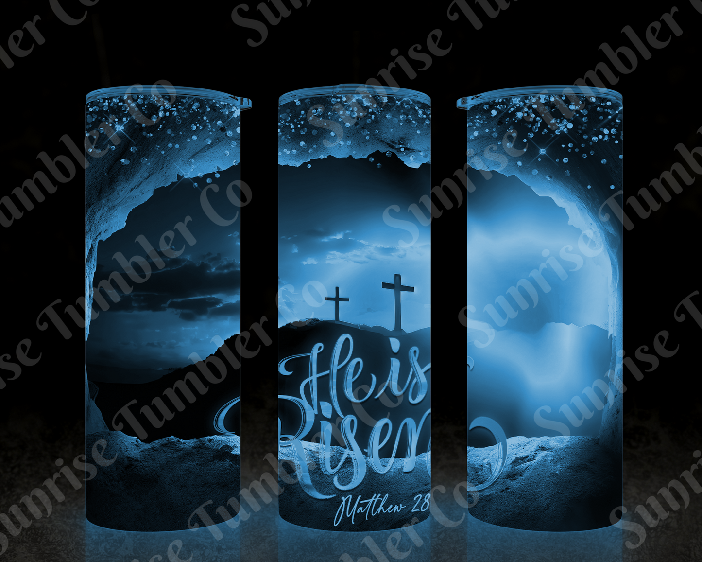 Cross Variety - 20 oz or 30 oz Tumbler (Glow In The Dark Option Available)