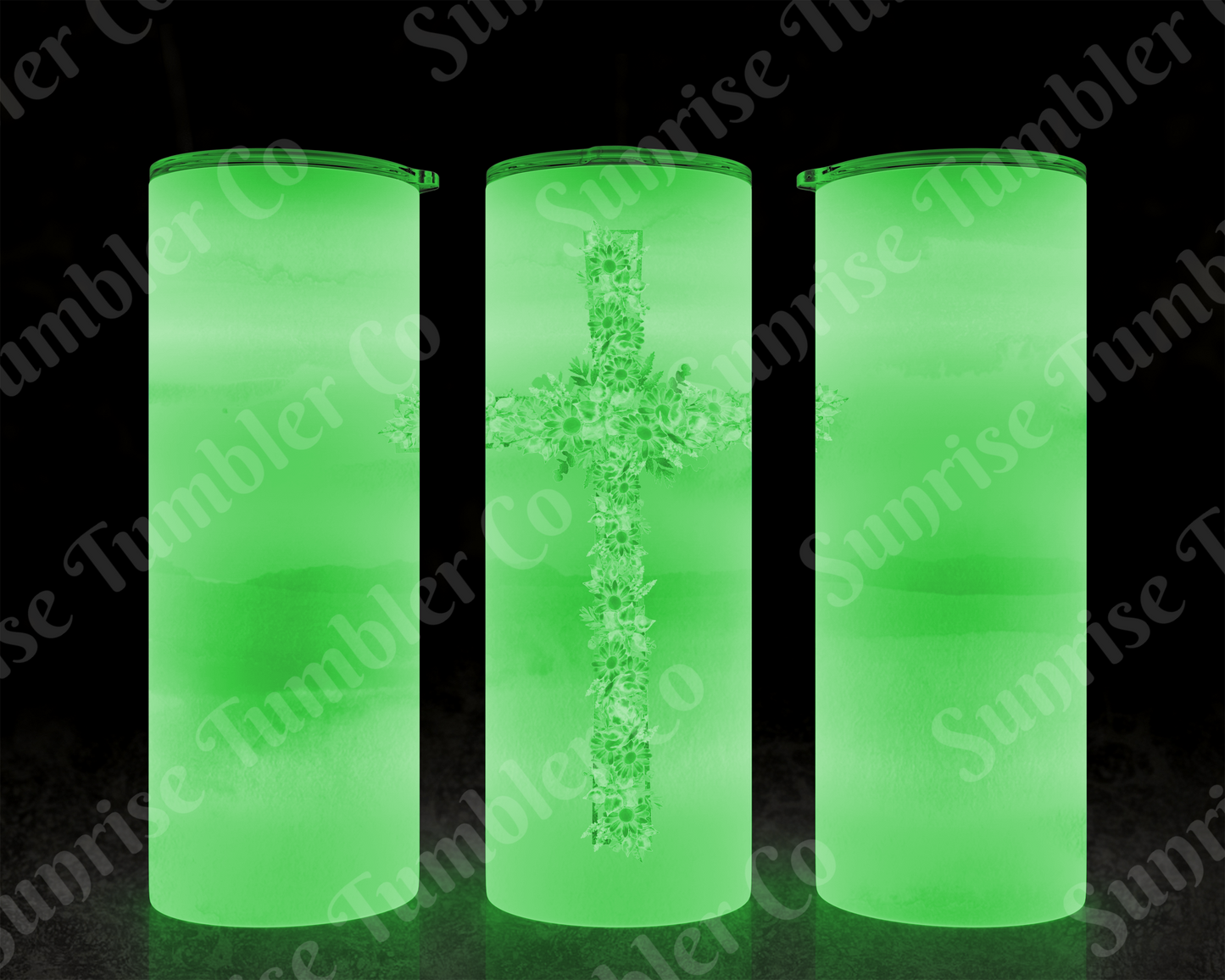 Cross Variety - 20 oz or 30 oz Tumbler (Glow In The Dark Option Available)