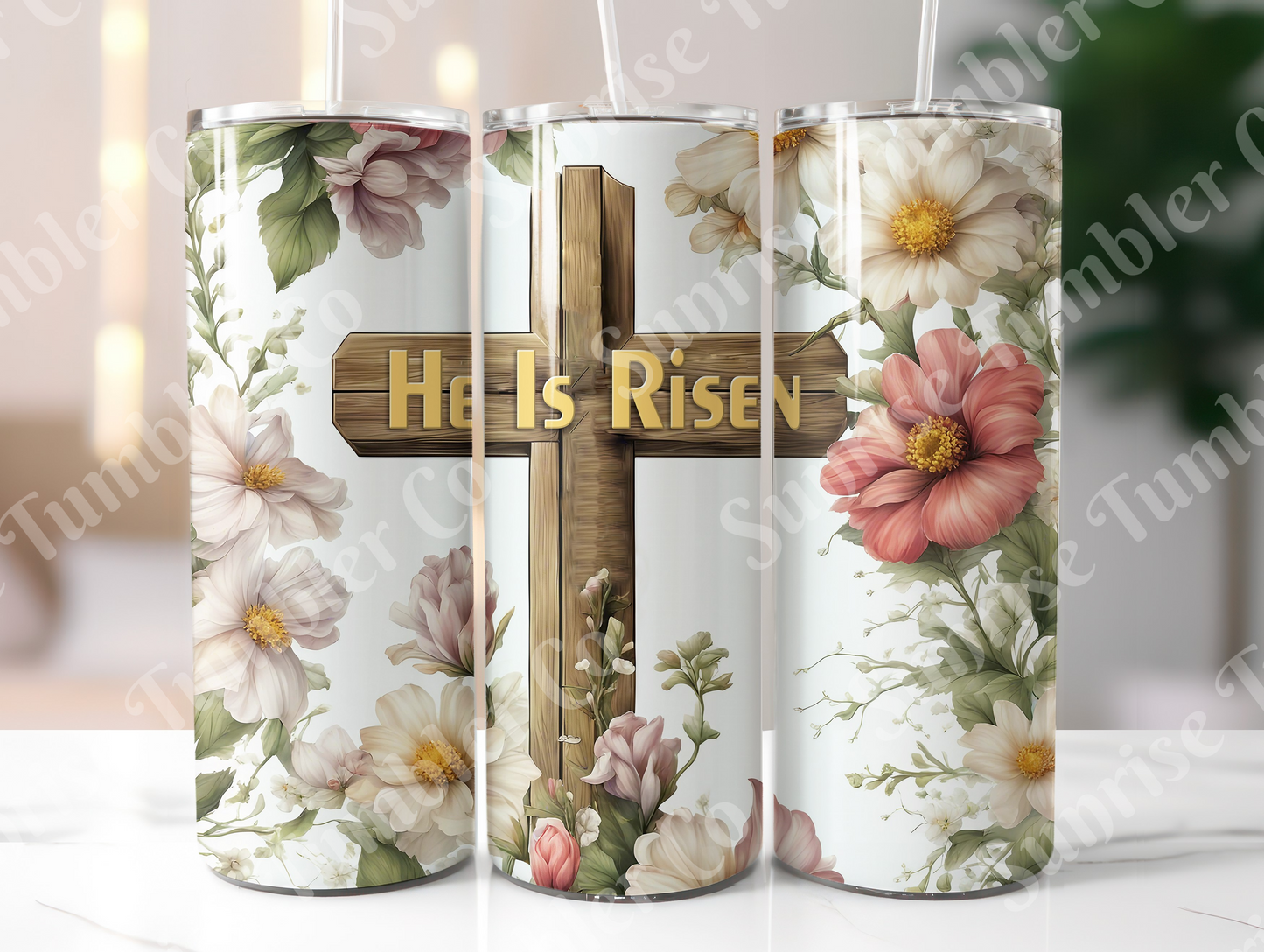 Cross Variety - 20 oz or 30 oz Tumbler (Glow In The Dark Option Available)